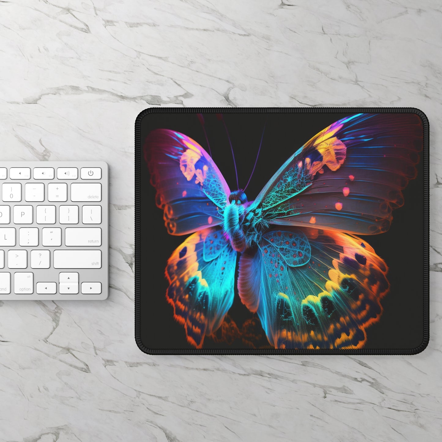 Gaming Mouse Pad  Raw Hyper Color Butterfly 4