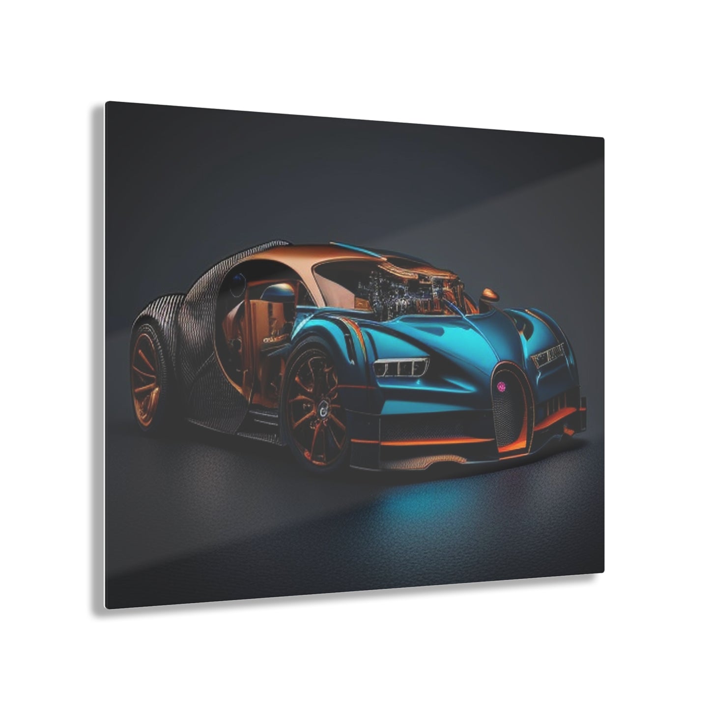 Acrylic Prints Bugatti Blue 4