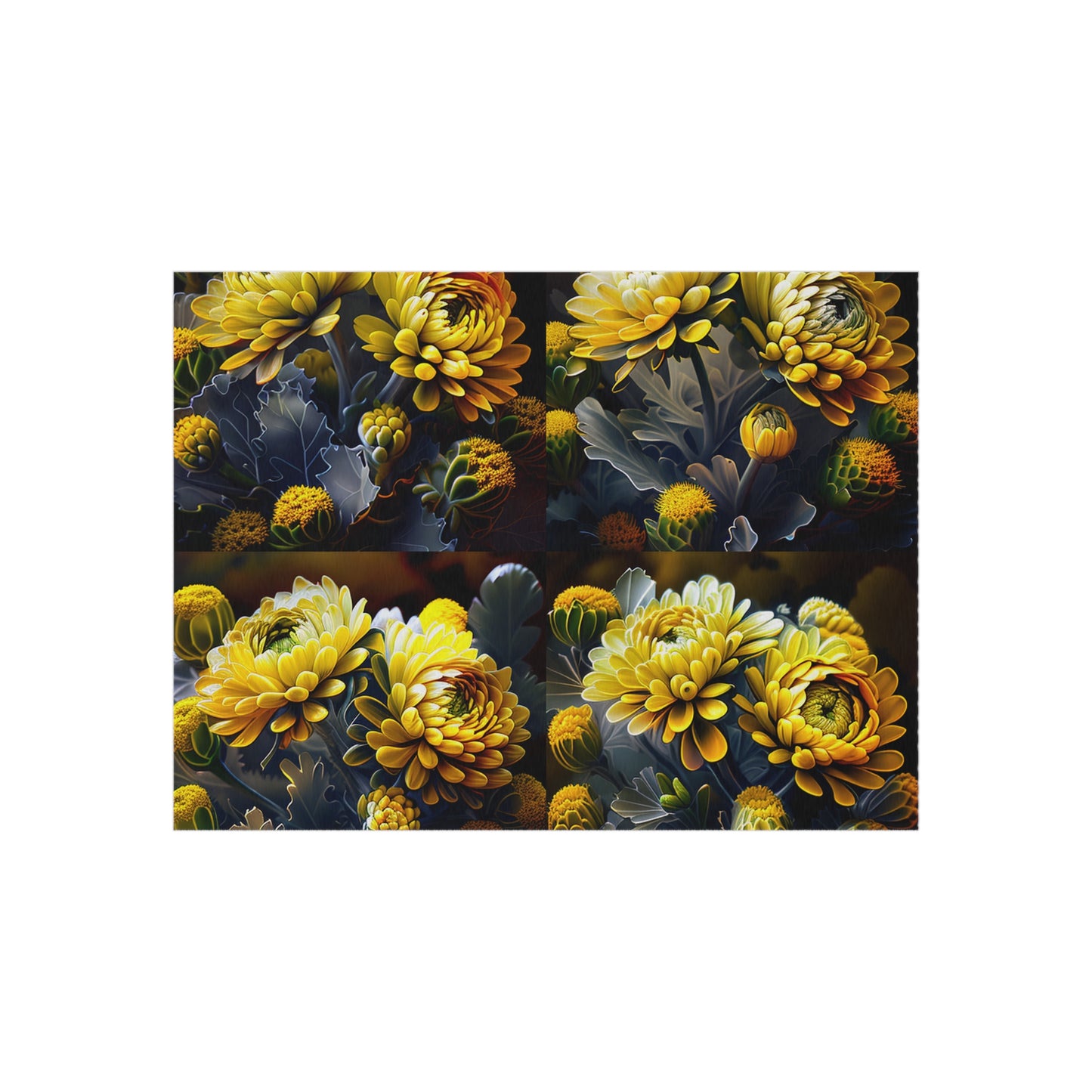 Outdoor Rug  Yellow Hermosas Flores Amarillas 5