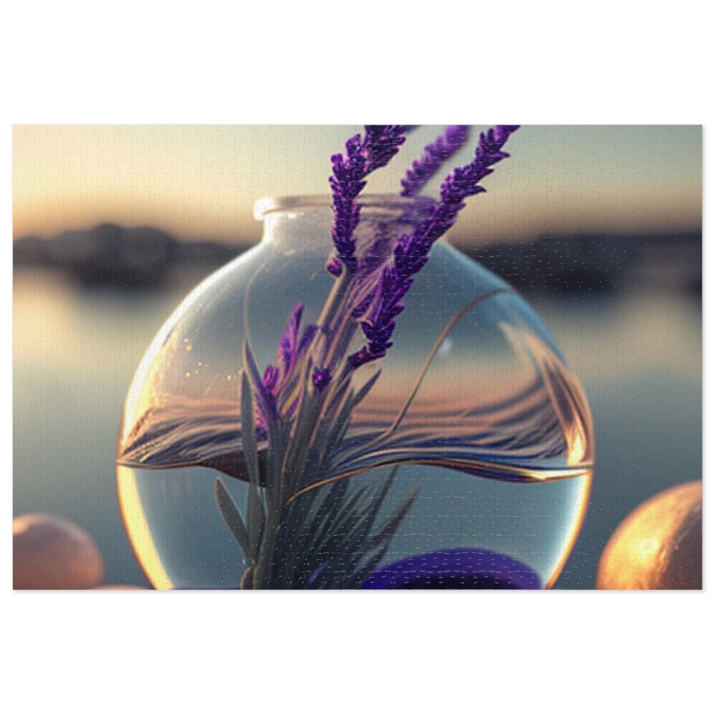 Jigsaw Puzzle (30, 110, 252, 500,1000-Piece) Lavender in a vase 3