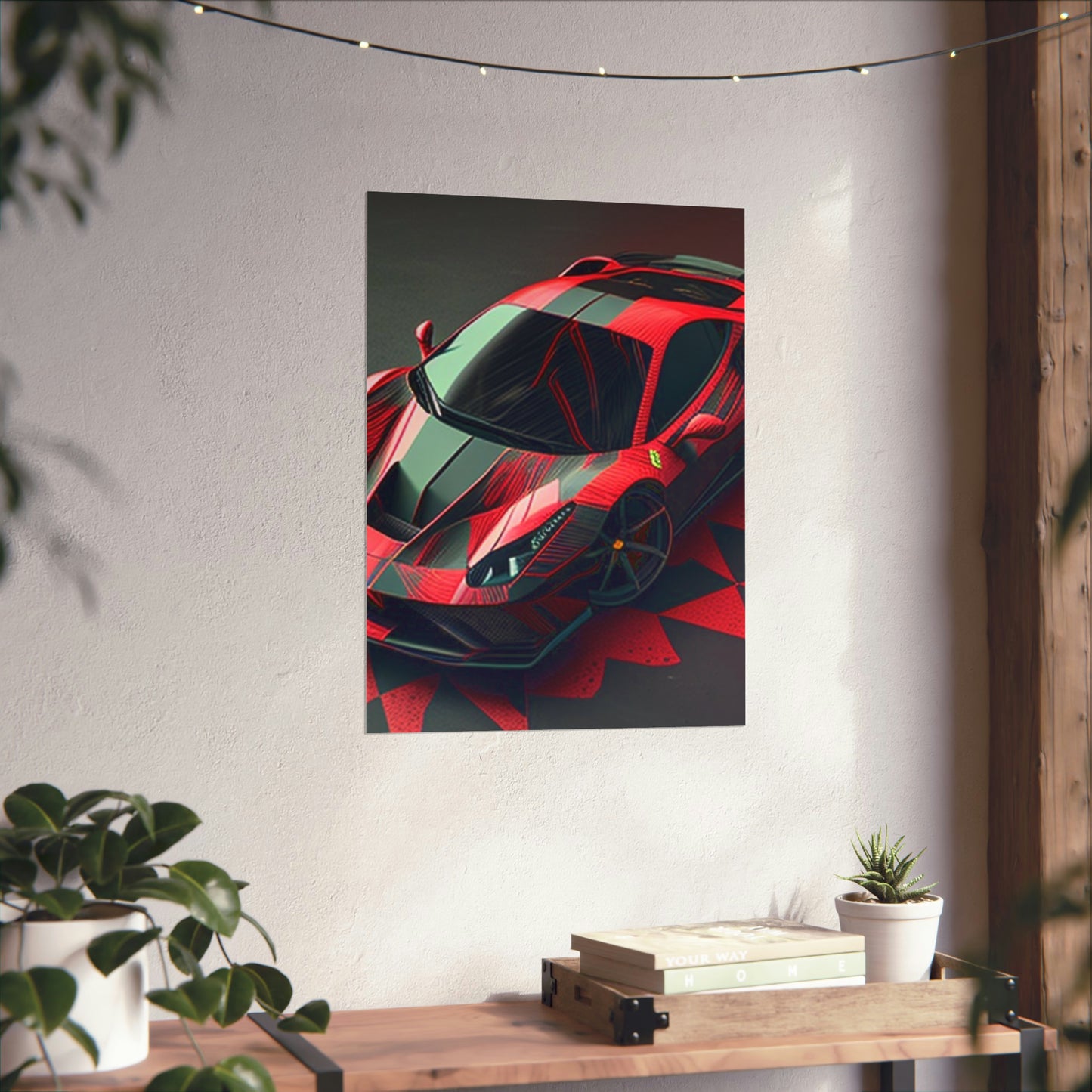 Premium Matte Vertical Posters Ferrari Hyper 2