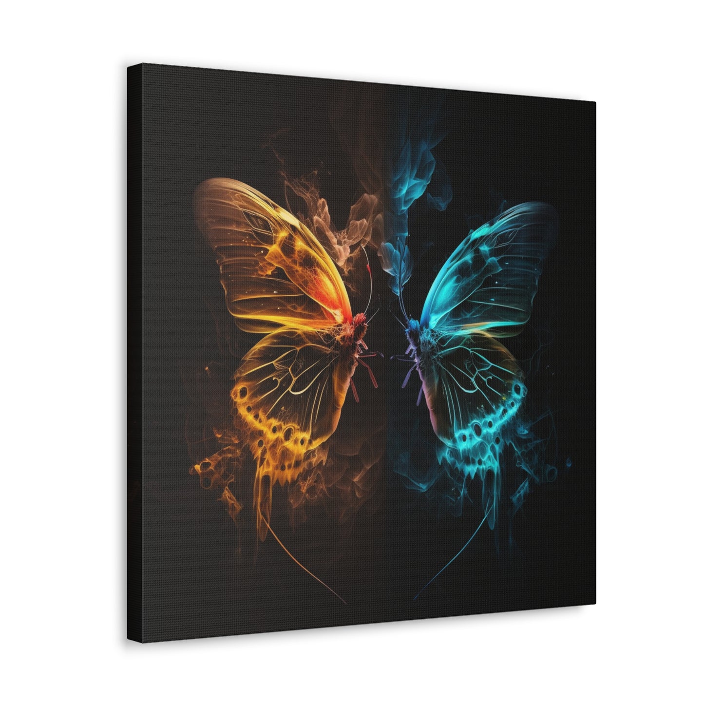 Canvas Gallery Wraps Kiss Neon Butterfly 8