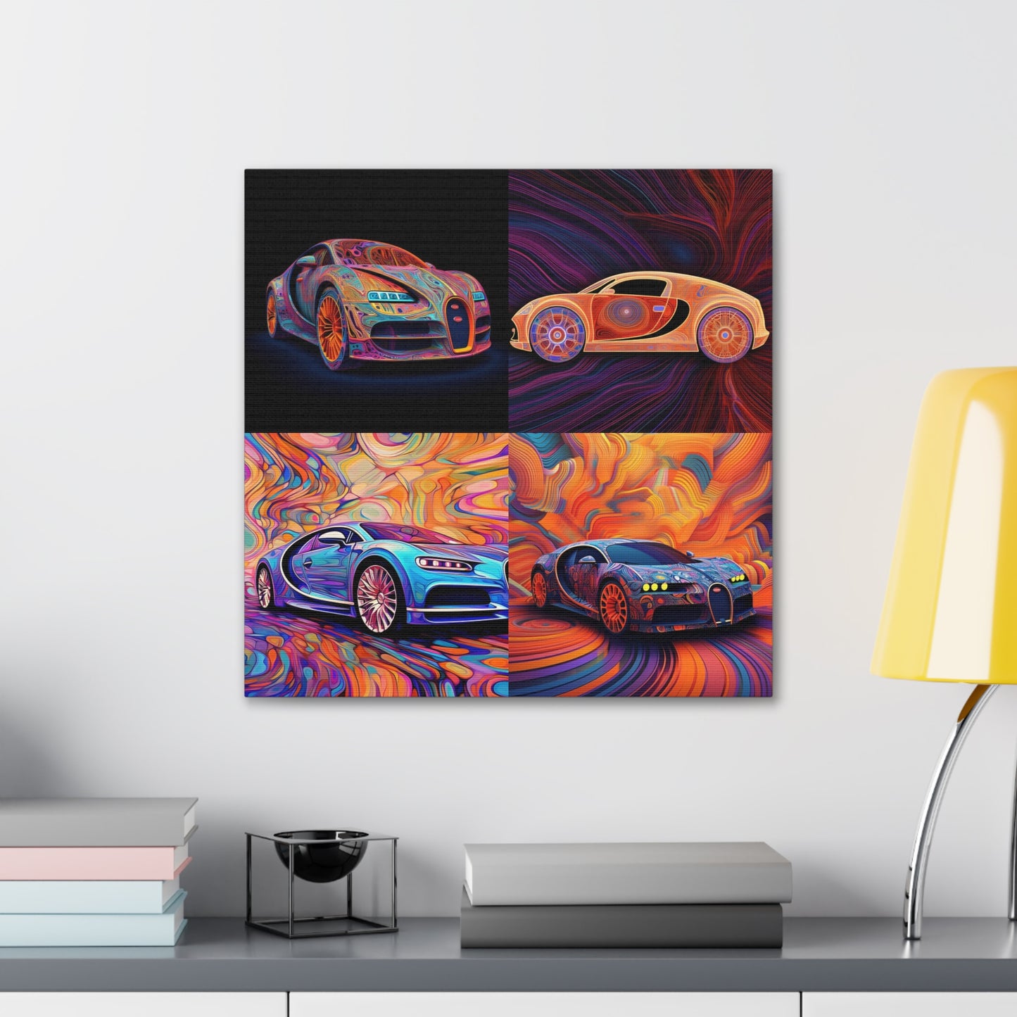 Canvas Gallery Wraps Bugatti Abstract Concept 5