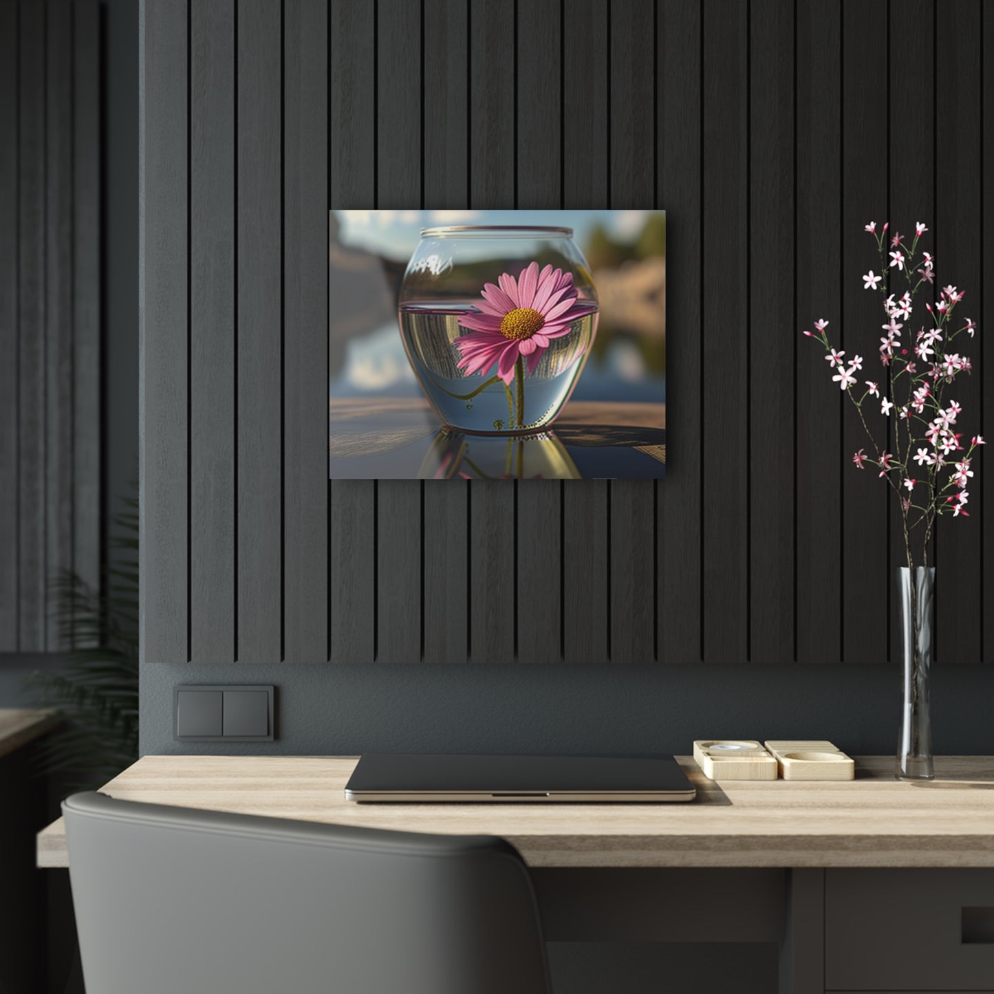 Acrylic Prints Pink Daisy 3