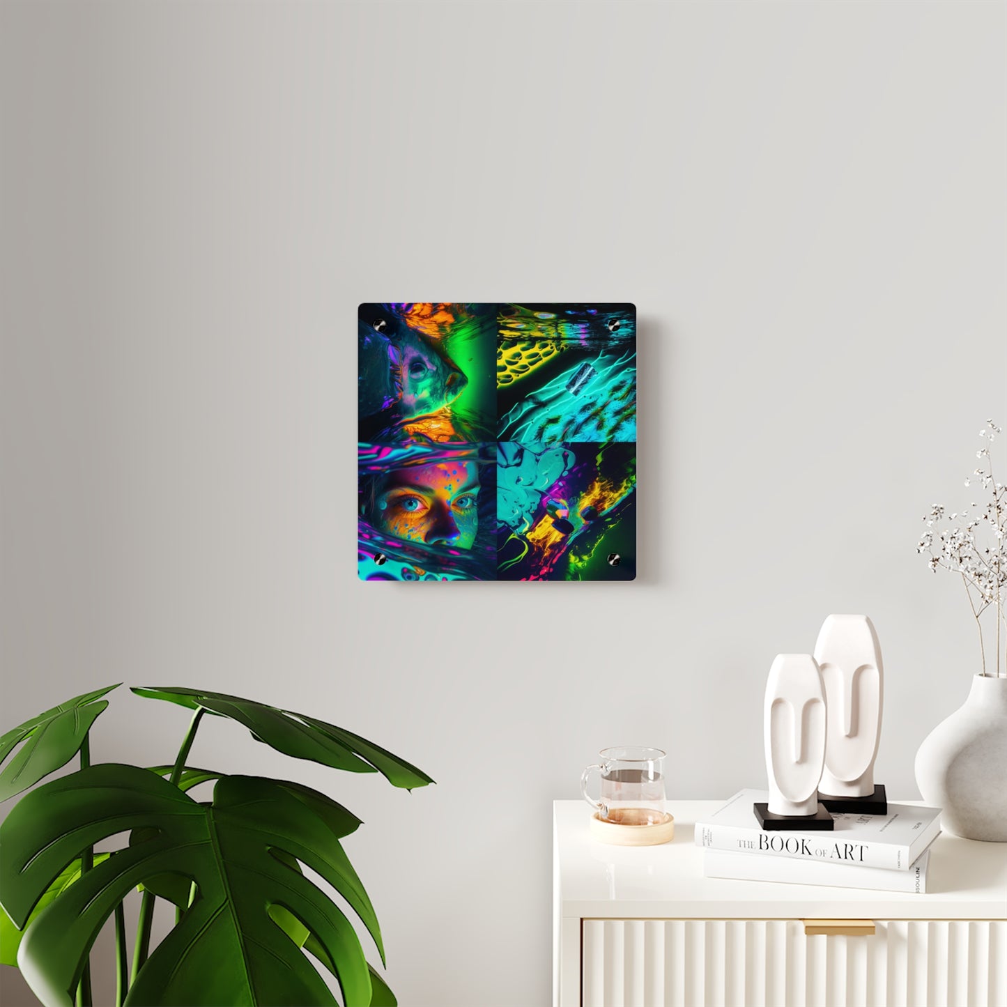 Acrylic Wall Art Panels Florescent Glow 5