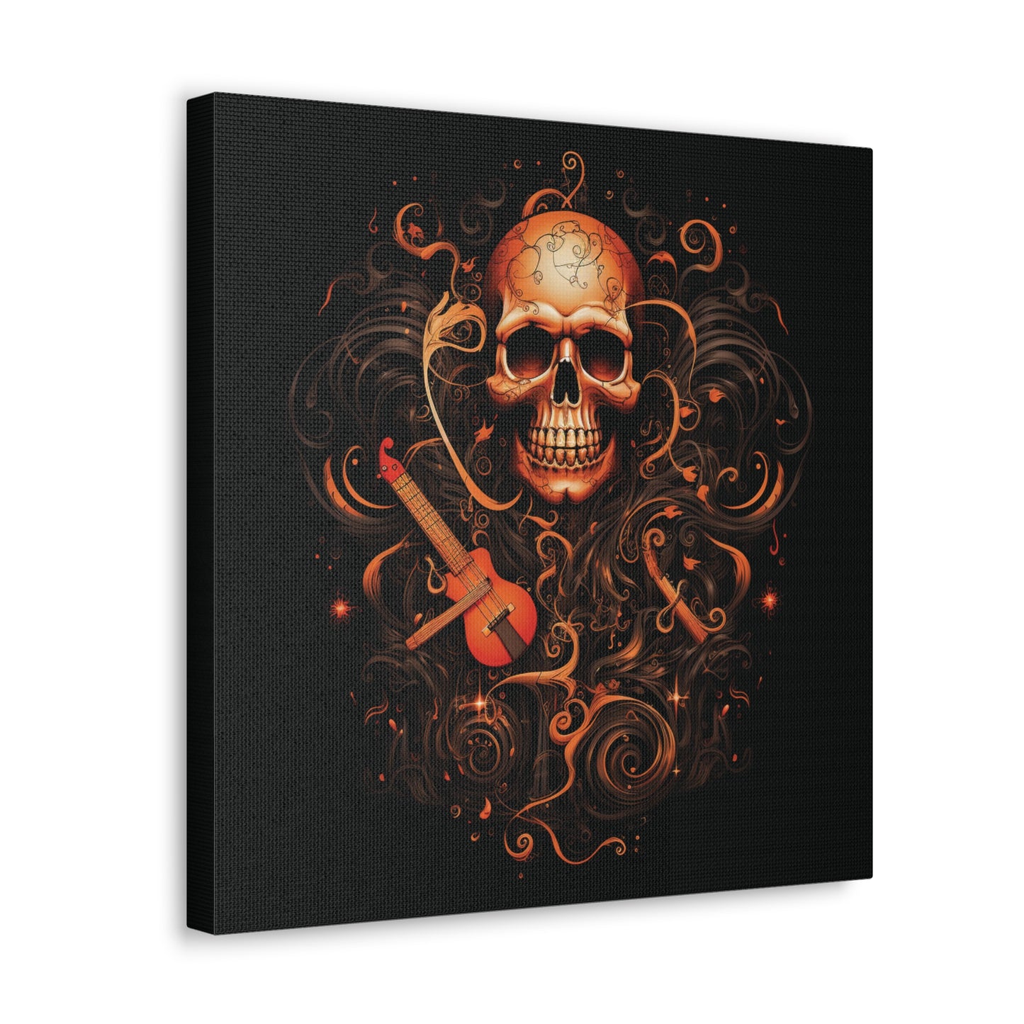 Canvas Gallery Wraps Skull Treble Clef 4