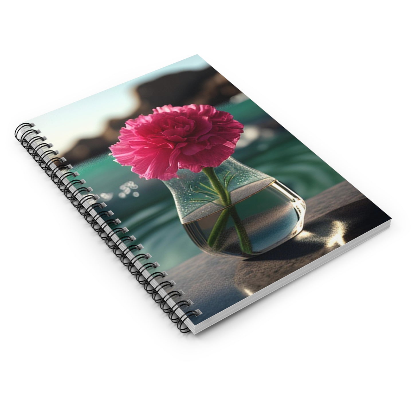 Spiral Notebook - Ruled Line Carnation 4