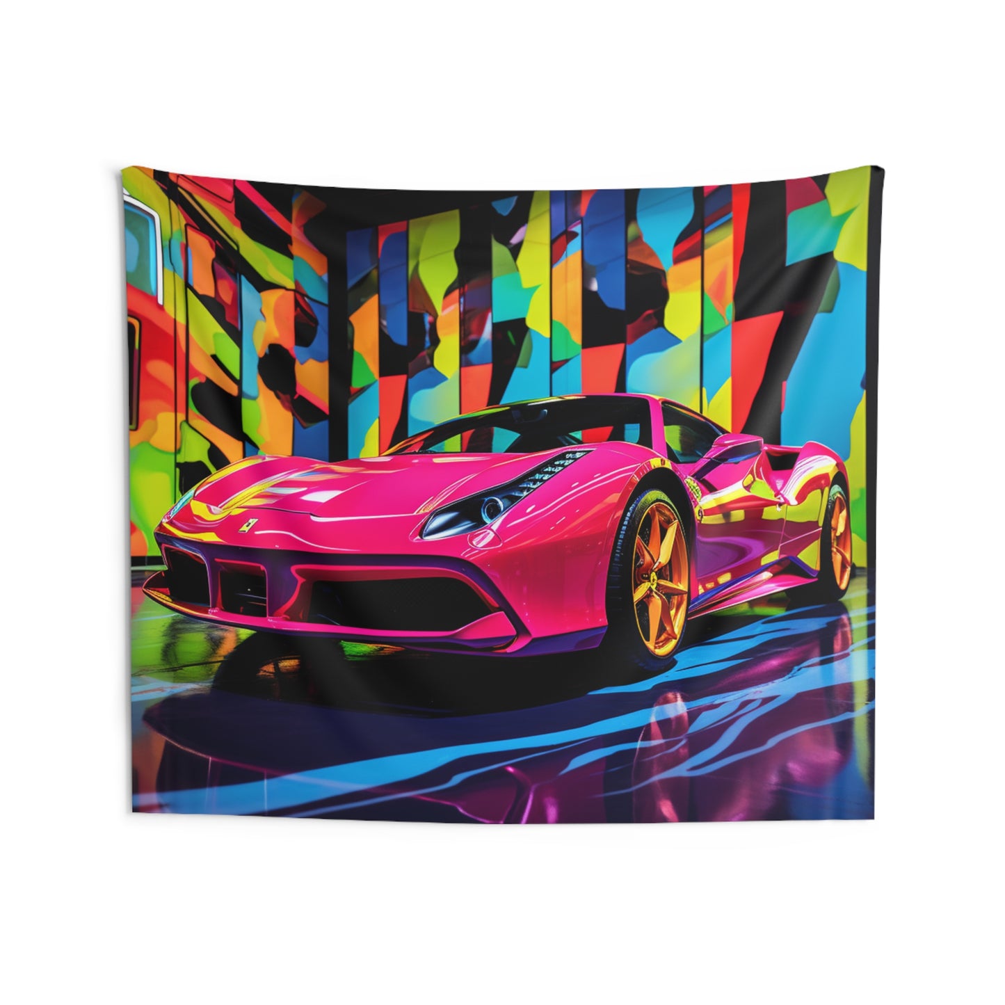 Indoor Wall Tapestries Ferrari Flair Macro 1