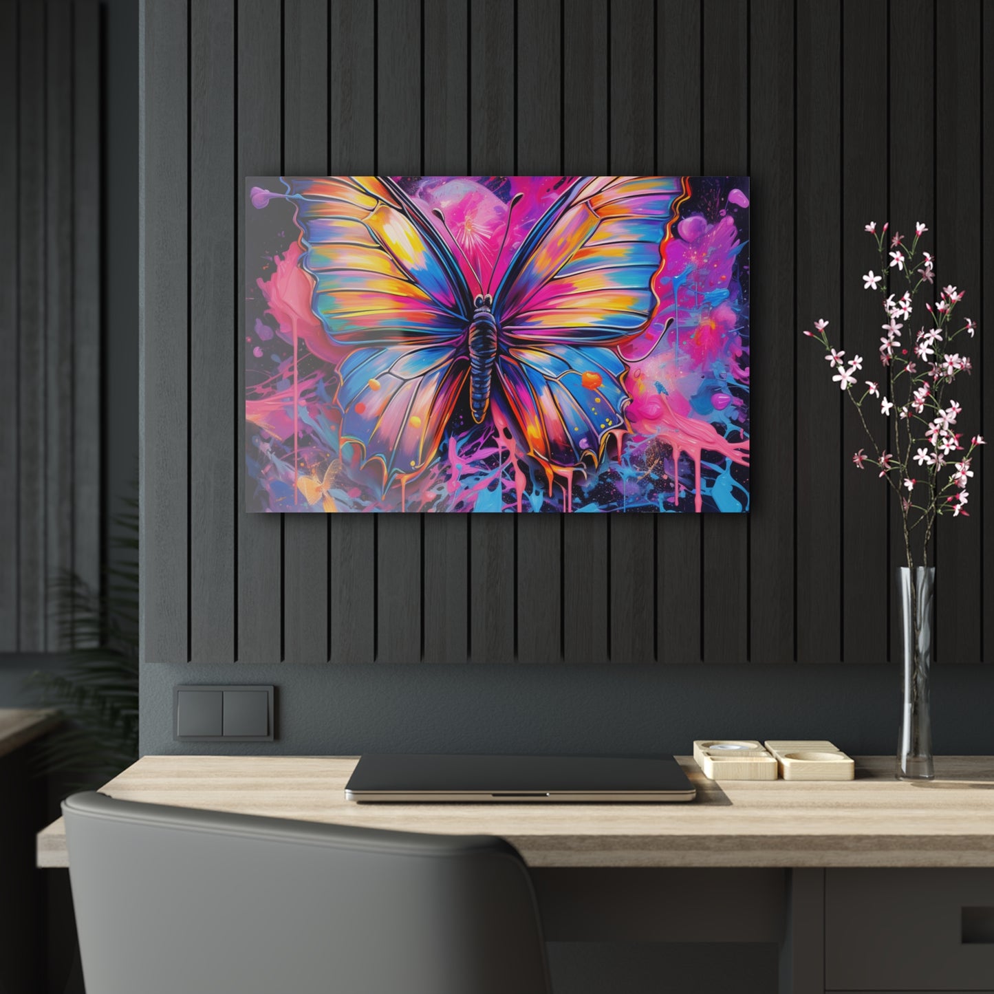 Acrylic Prints Pink Butterfly Flair 3