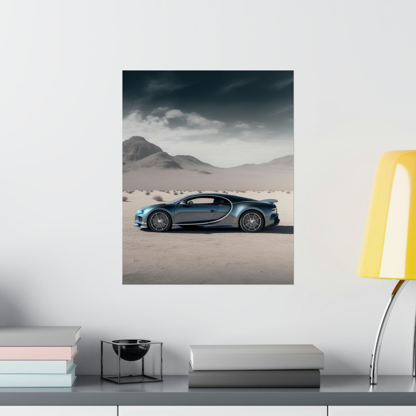 Premium Matte Vertical Posters Bugatti Real Look 1