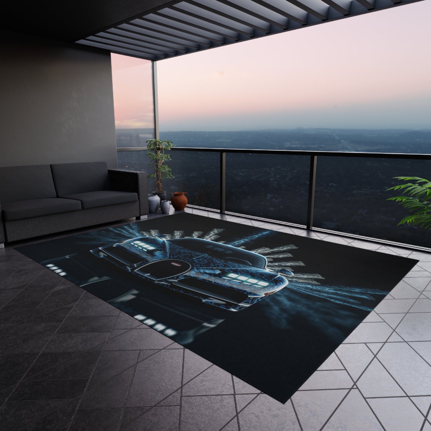 Outdoor Rug  Hyper Bugatti 2