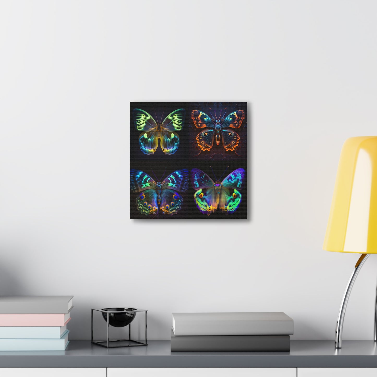 Canvas Gallery Wraps Neon Hue Butterfly 5