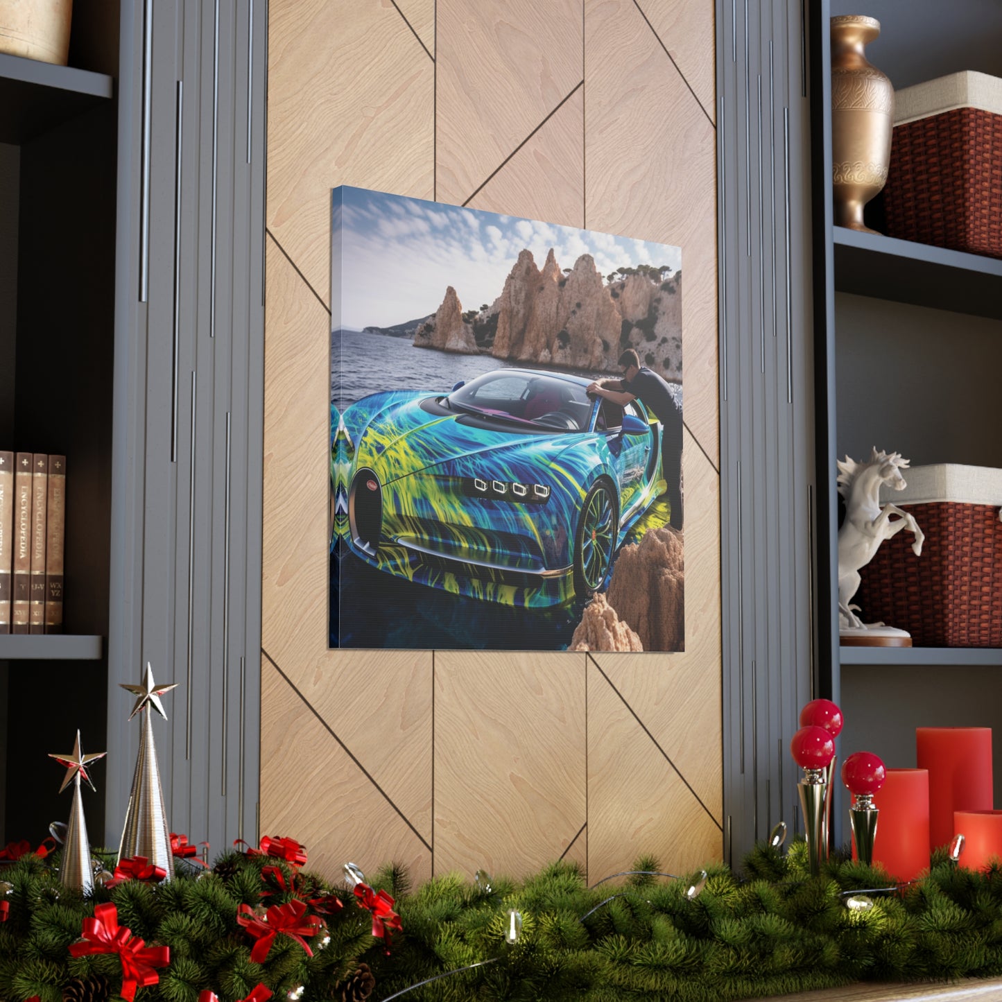 Canvas Gallery Wraps Bugatti Water 1