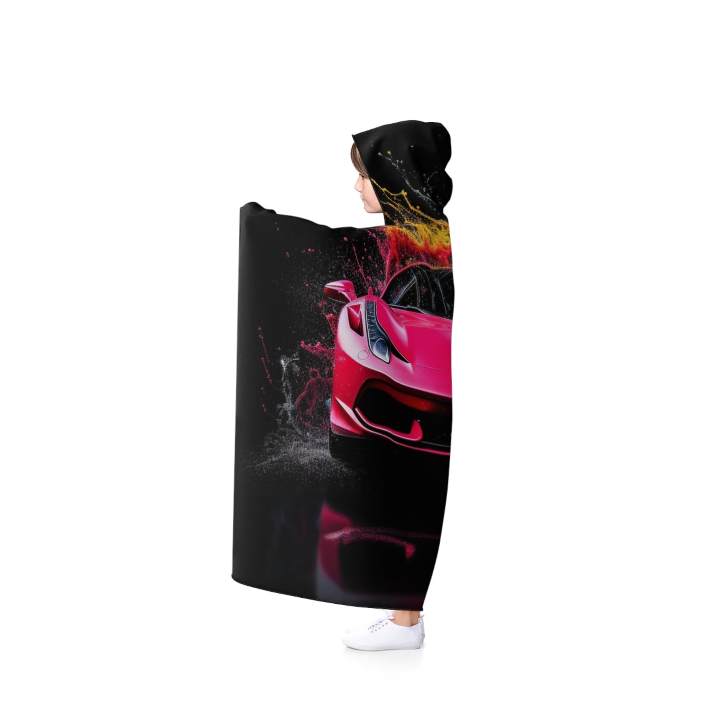 Hooded Blanket Ferrari Water Splash 2