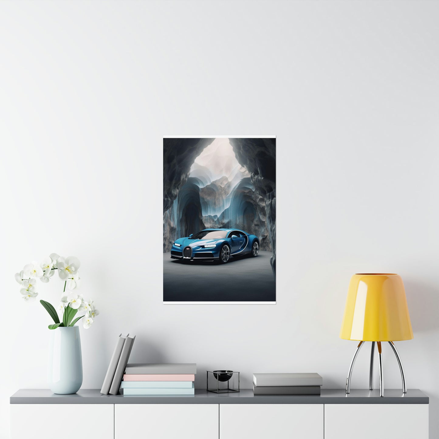 Premium Matte Vertical Posters Bugatti Real Look 2