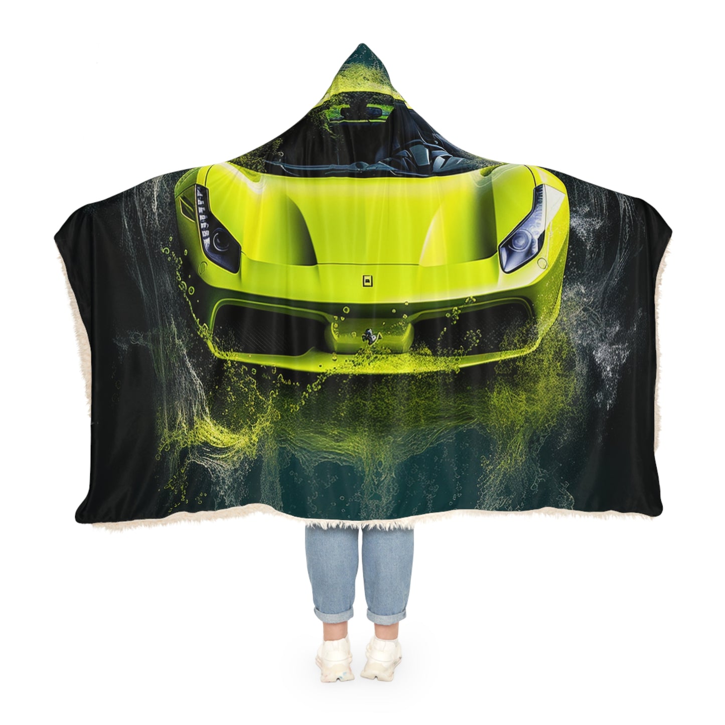 Snuggle Hooded Blanket Farrari Water 4