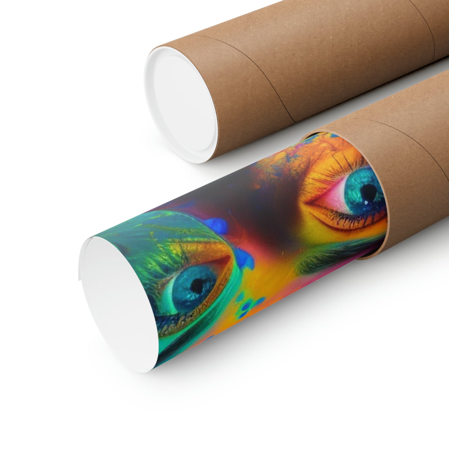 Premium Matte Vertical Posters Florescent Glow 3