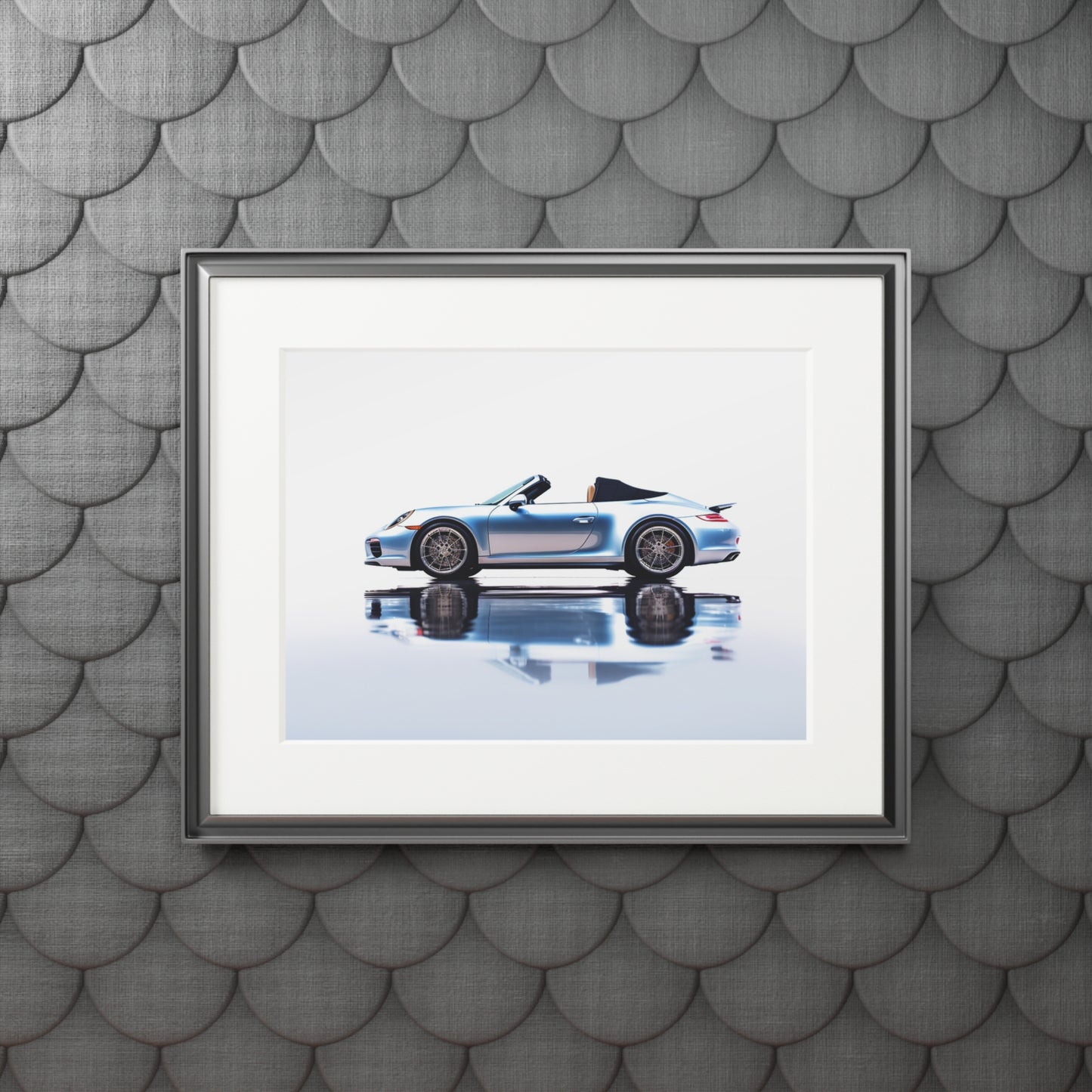 Fine Art Prints (Passepartout Paper Frame) 911 Speedster on water 1