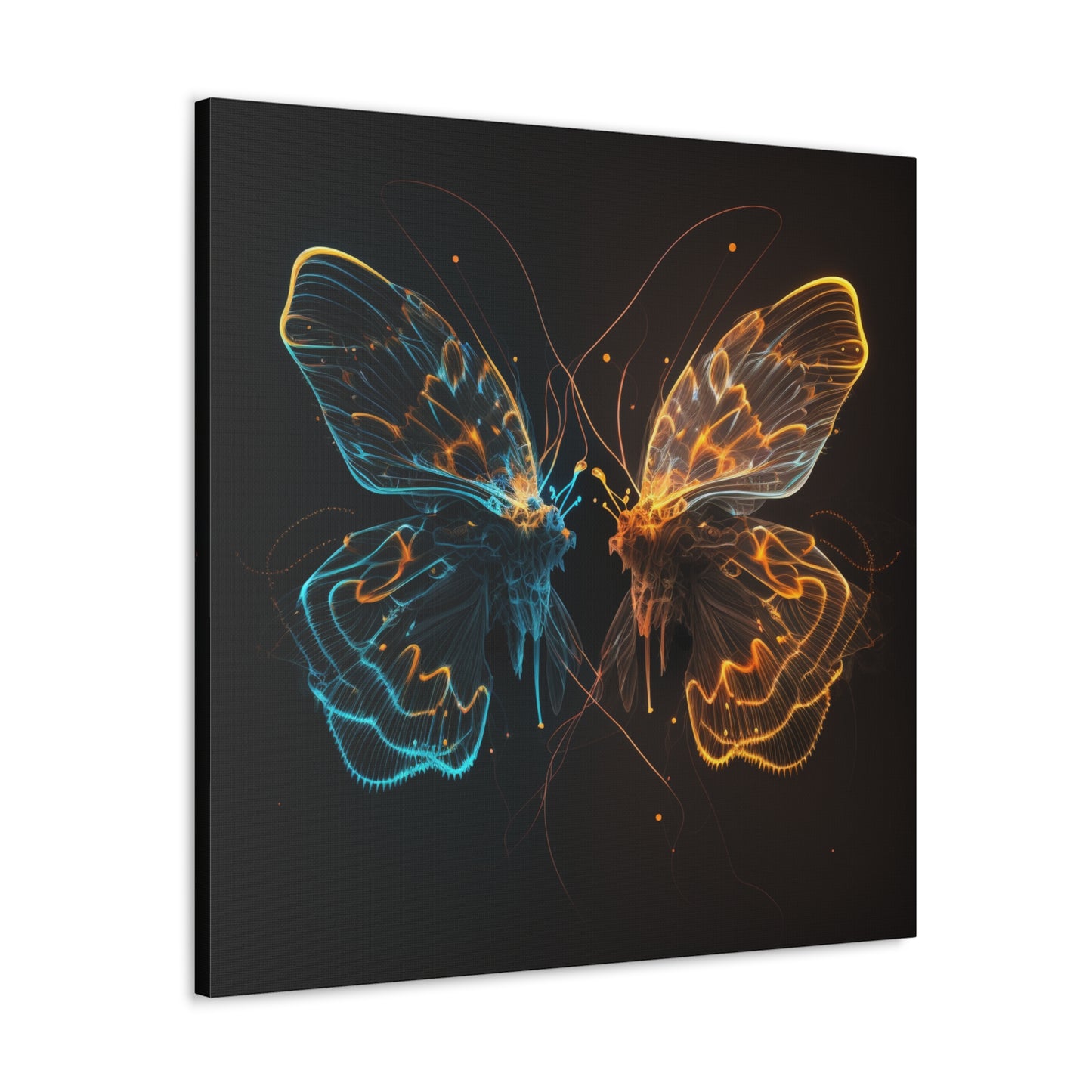 Canvas Gallery Wraps Neon Glo Butterfly 1