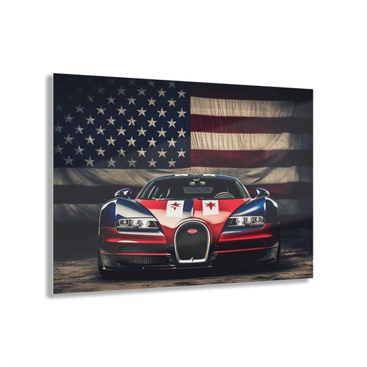 Acrylic Prints Bugatti American Flag 3