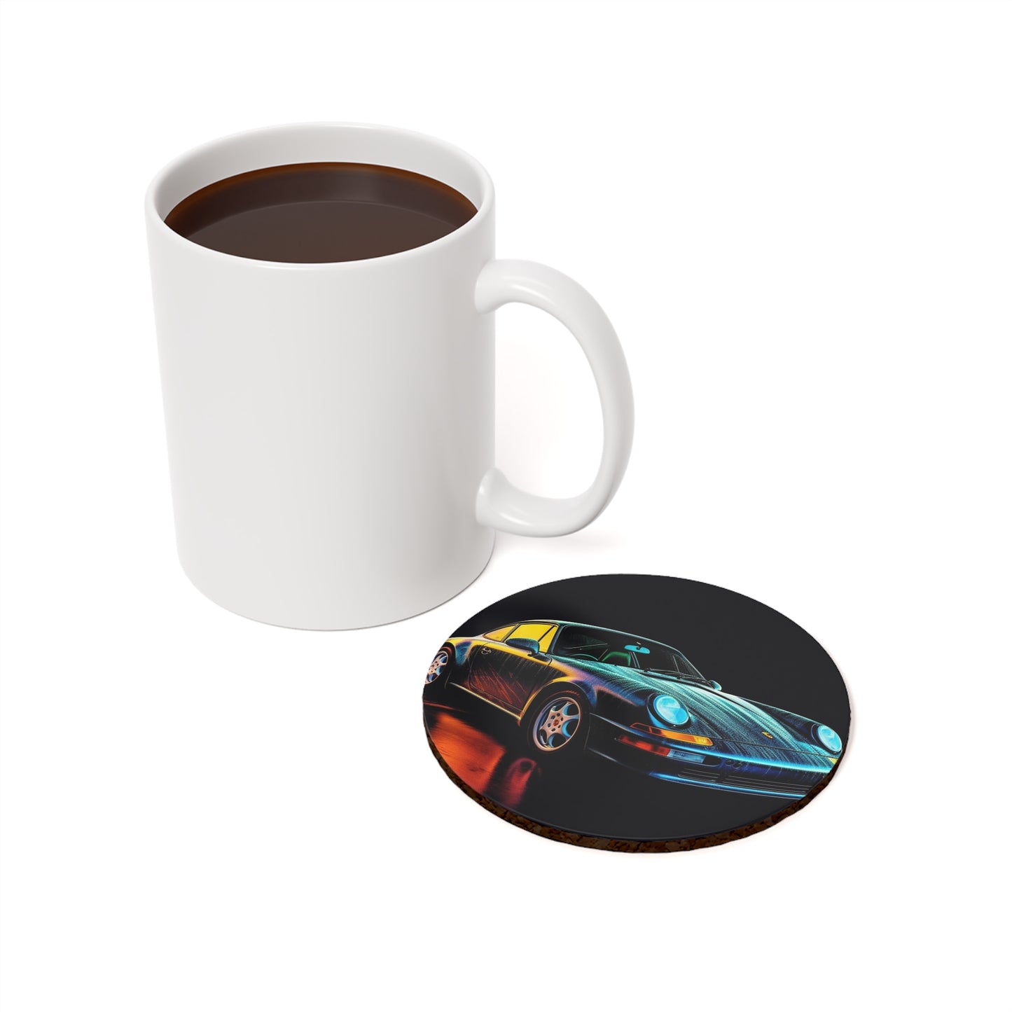 Cork Back Coaster Porsche 933 3