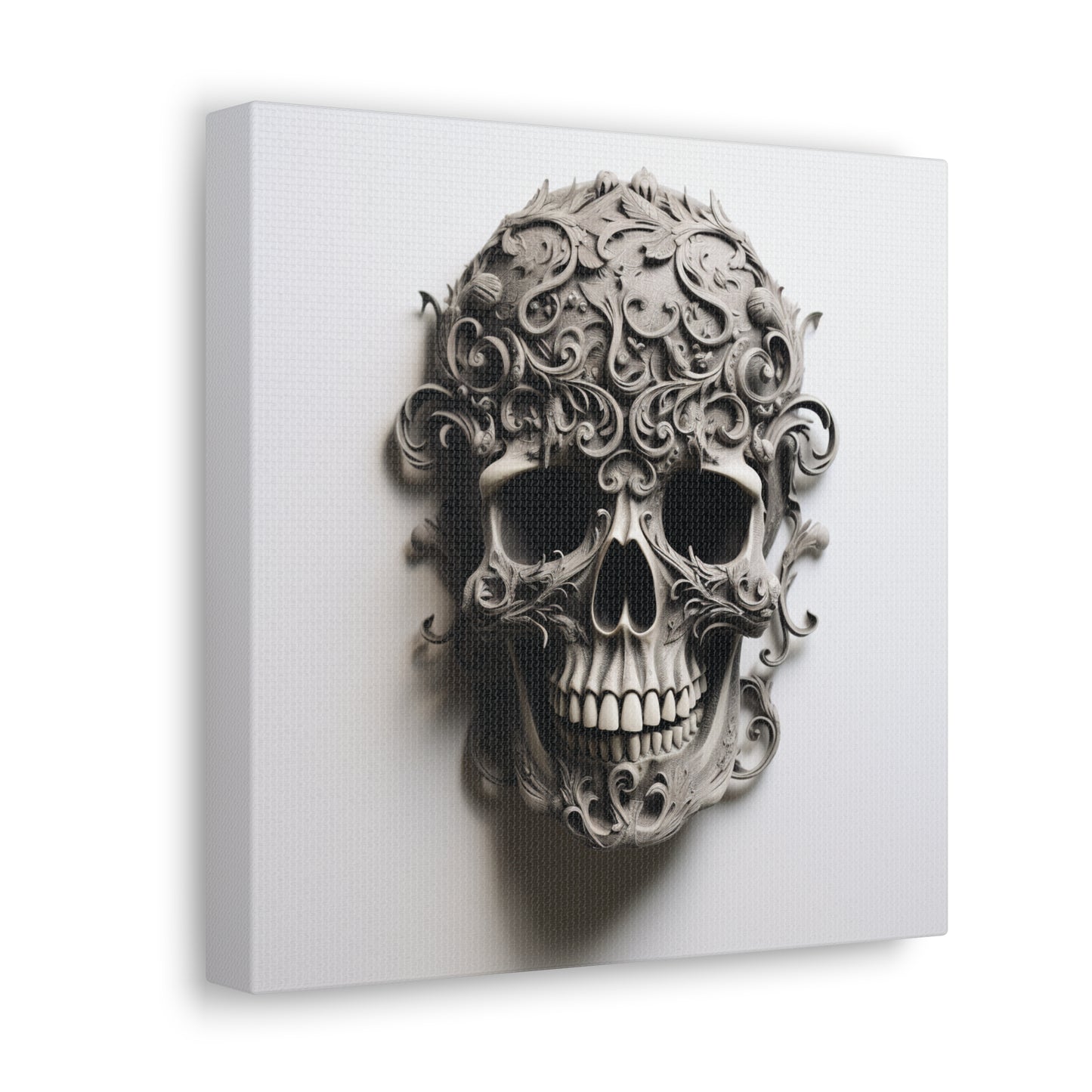 Canvas Gallery Wraps Skull Treble Clef 2