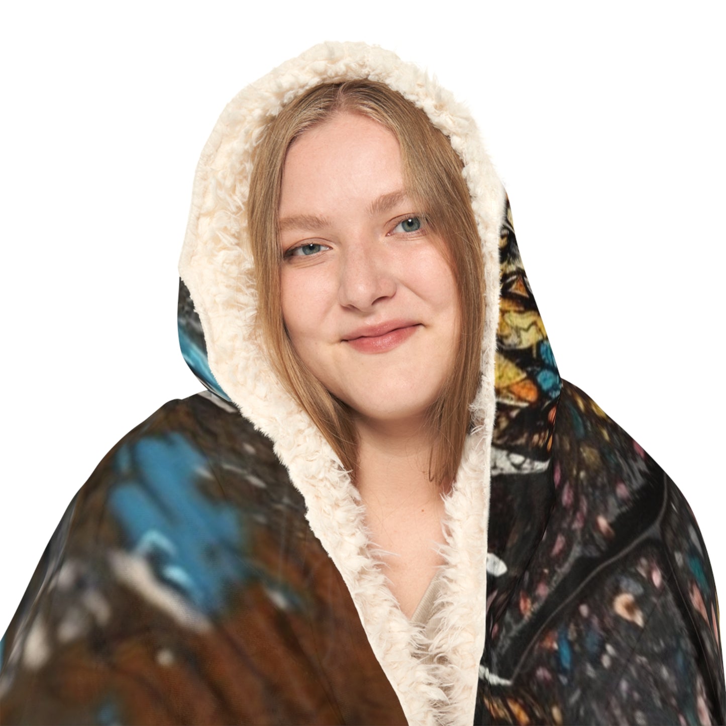 Snuggle Hooded Blanket Water Butterfly Street 5