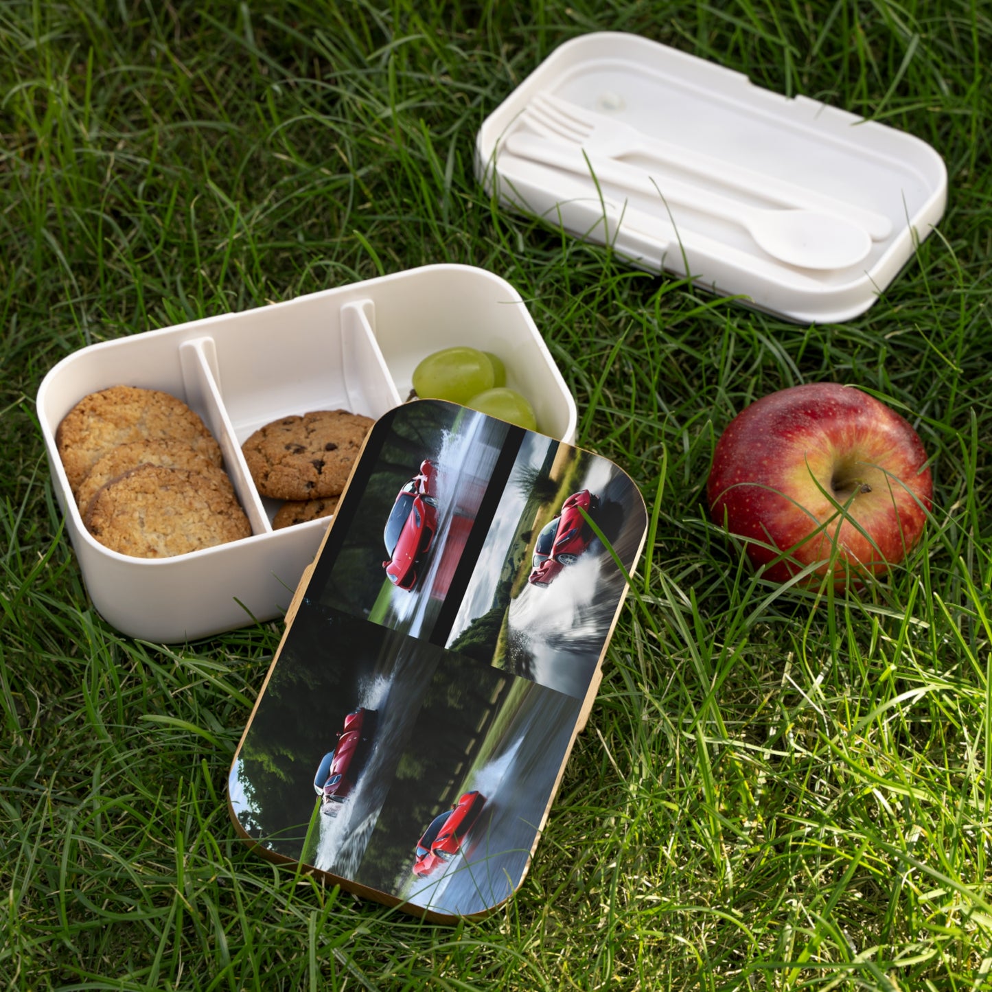 Bento Lunch Box Water Ferrari Splash 5