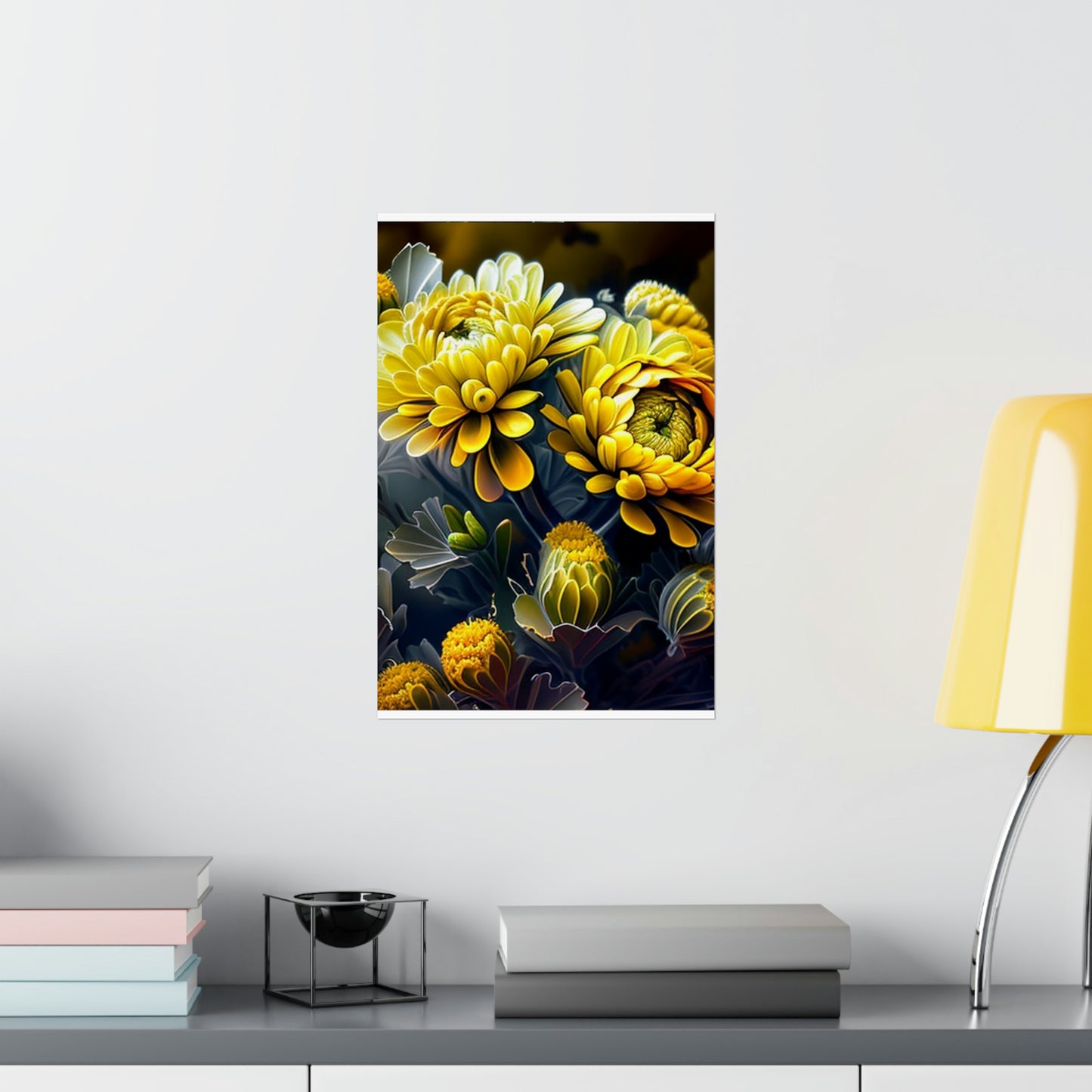 Premium Matte Vertical Posters Yellow Hermosas Flores Amarillas 4