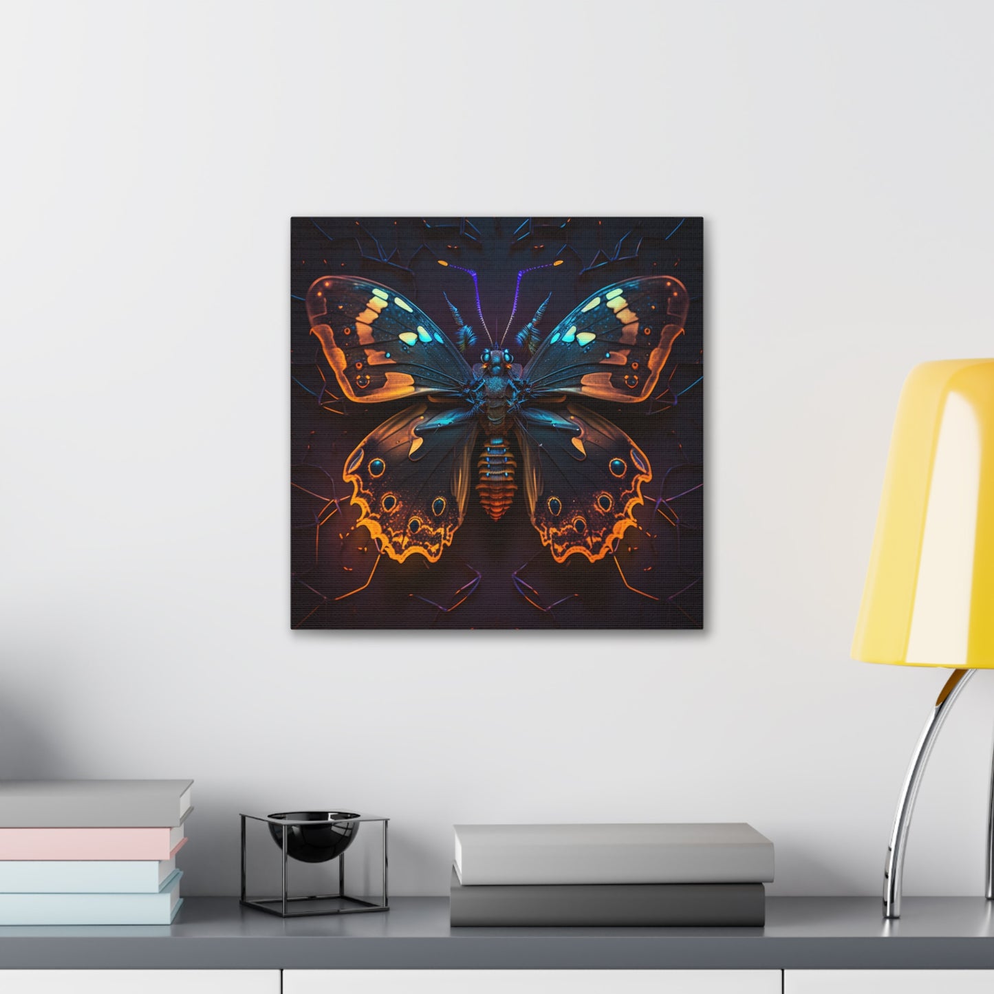 Canvas Gallery Wraps Neon Hue Butterfly 2