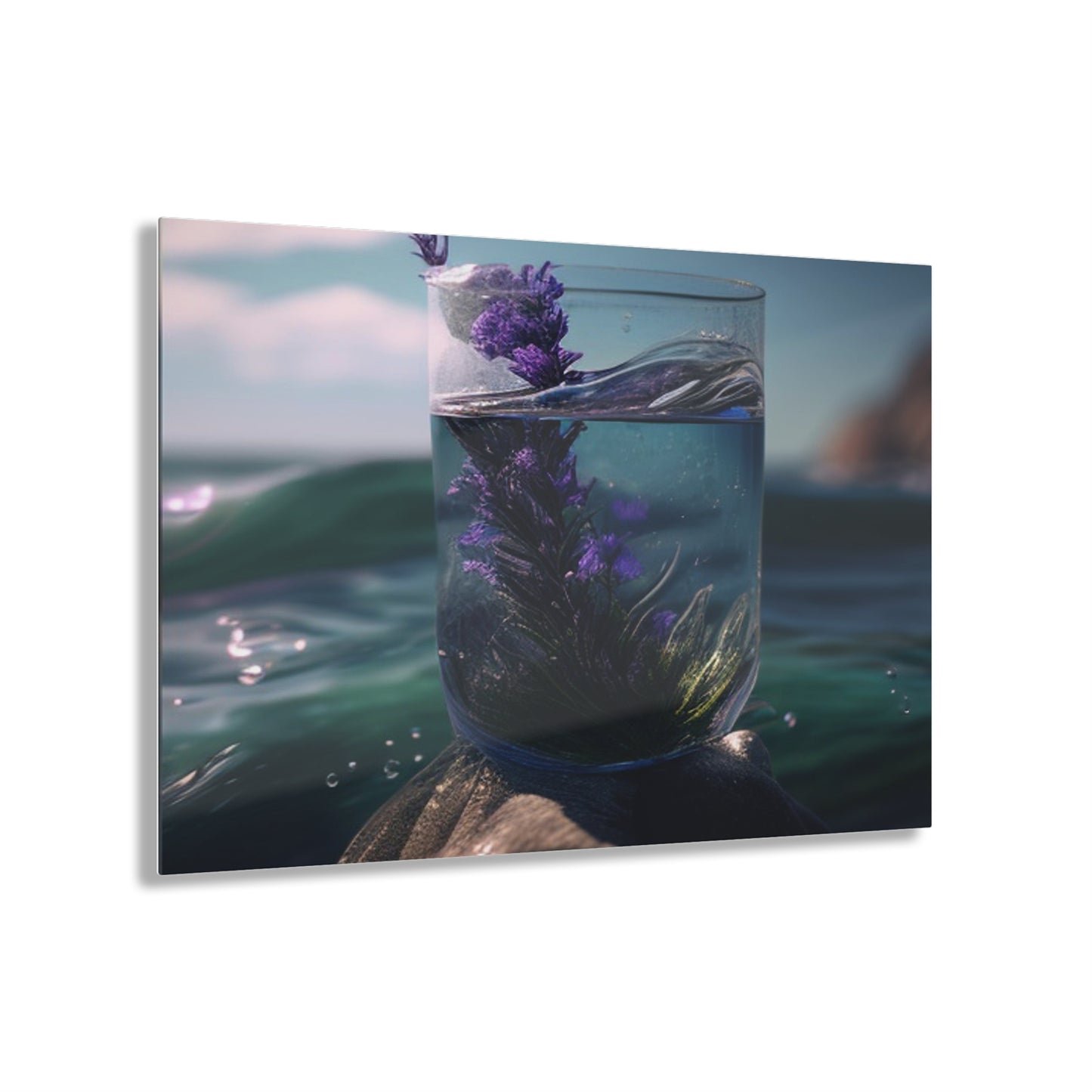 Acrylic Prints Lavender in a vase 2