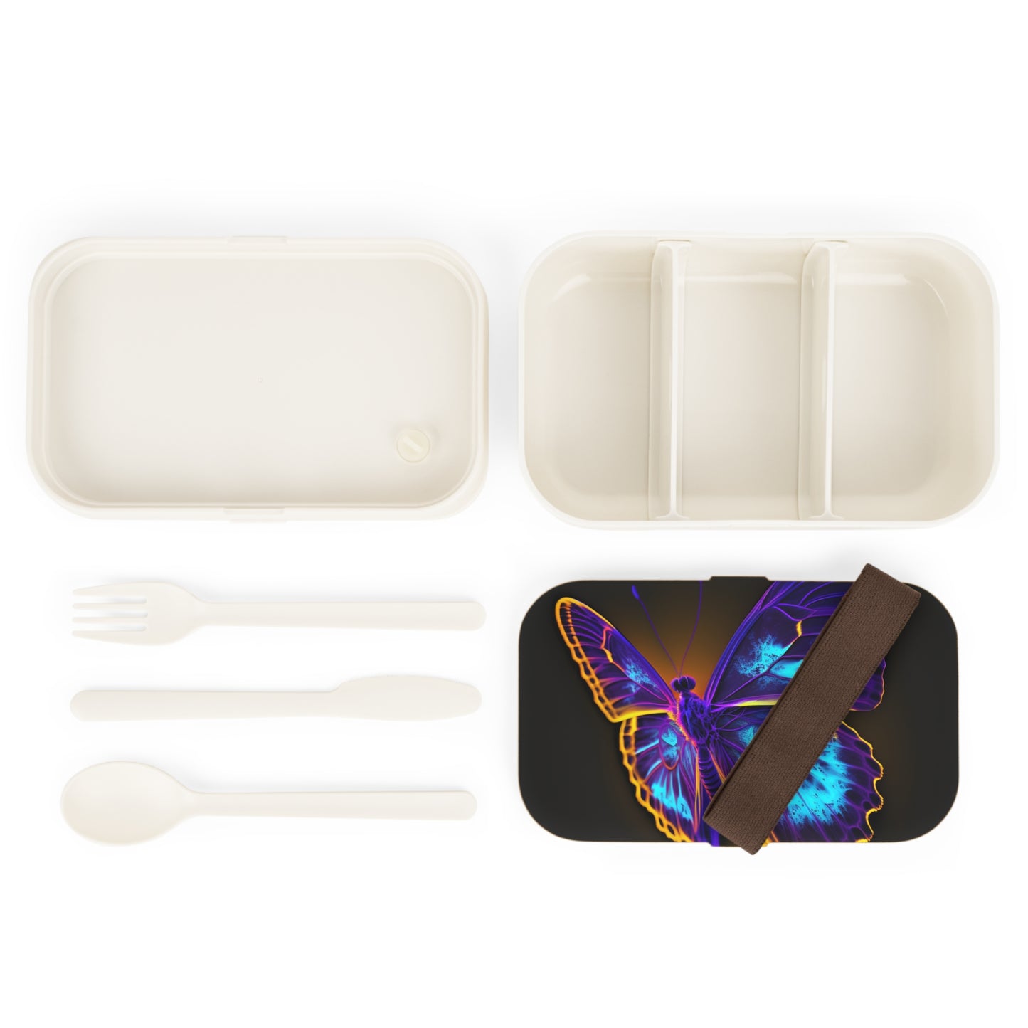 Bento Lunch Box Thermal Butterfly 4