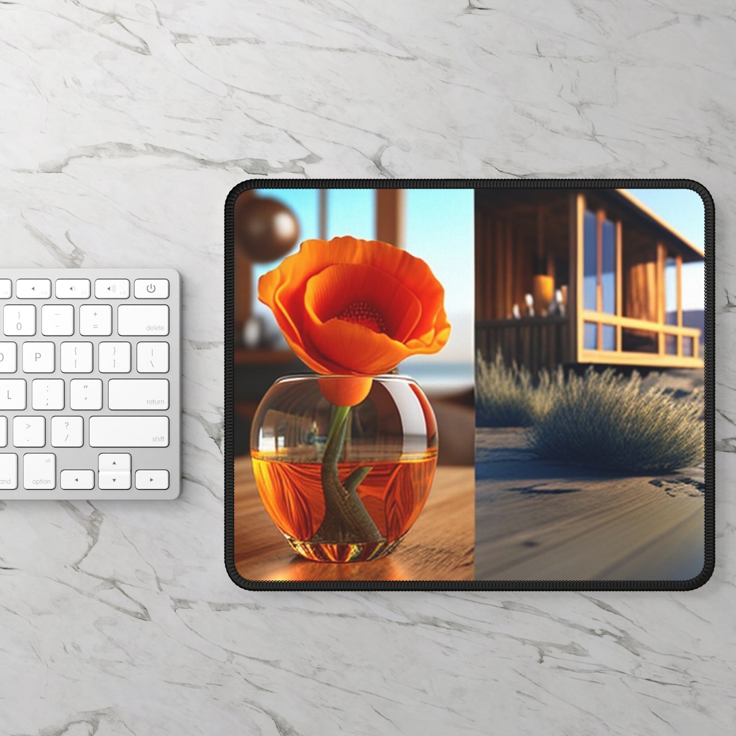 Gaming Mouse Pad  Poppy in a Glass Vase 3