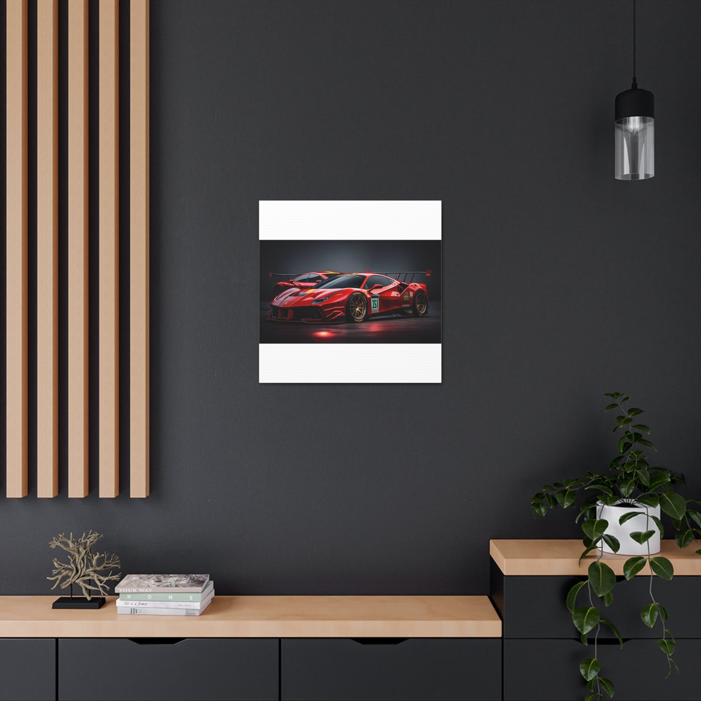 Canvas Gallery Wraps Ferrari Red 2