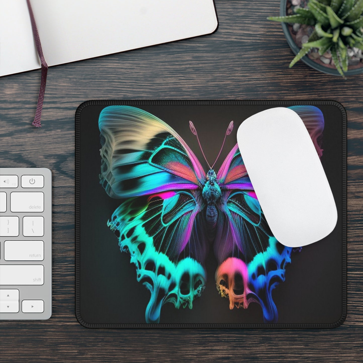 Gaming Mouse Pad  Neon Butterfly Fusion 2