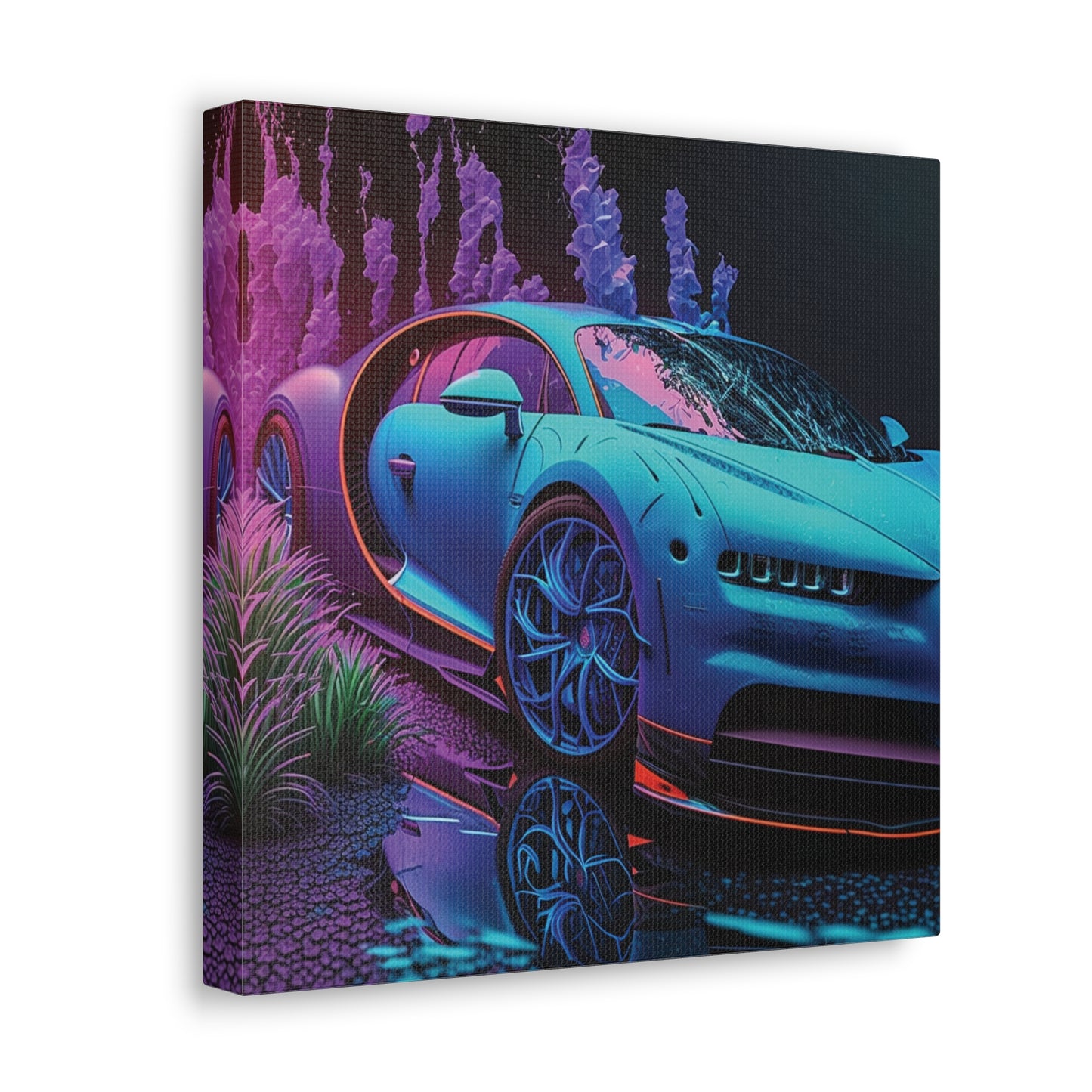 Canvas Gallery Wraps Bugatti Neon Chiron 2