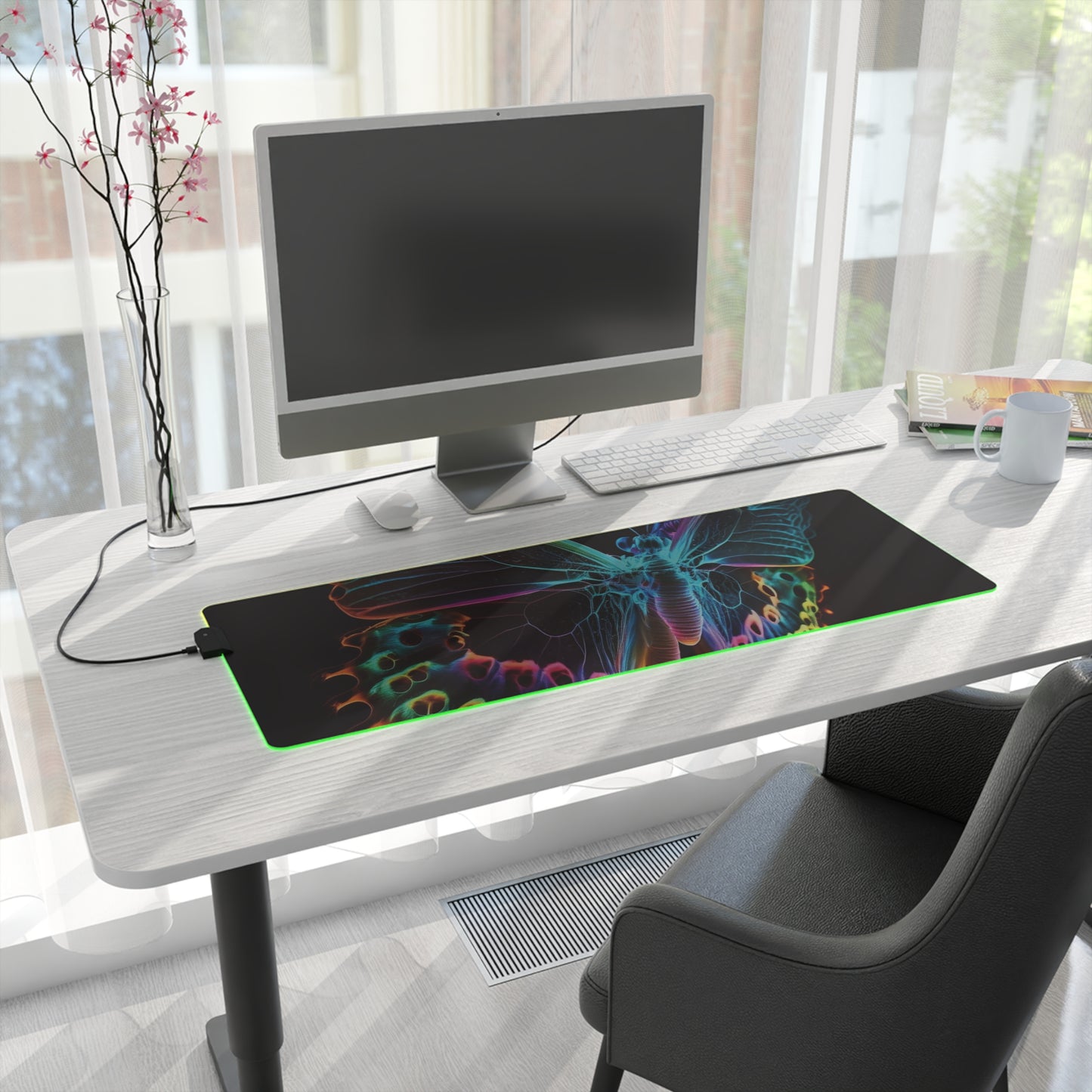 LED Gaming Mouse Pad Thermal Butterfly 2