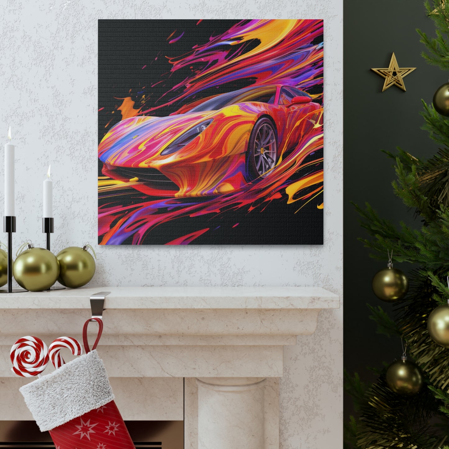 Canvas Gallery Wraps Ferrari Water Fusion 2