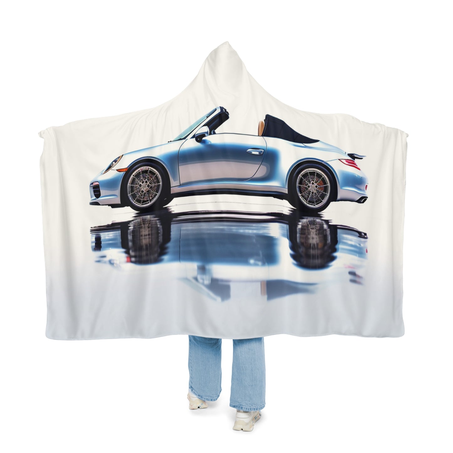 Snuggle Hooded Blanket 911 Speedster on water 1