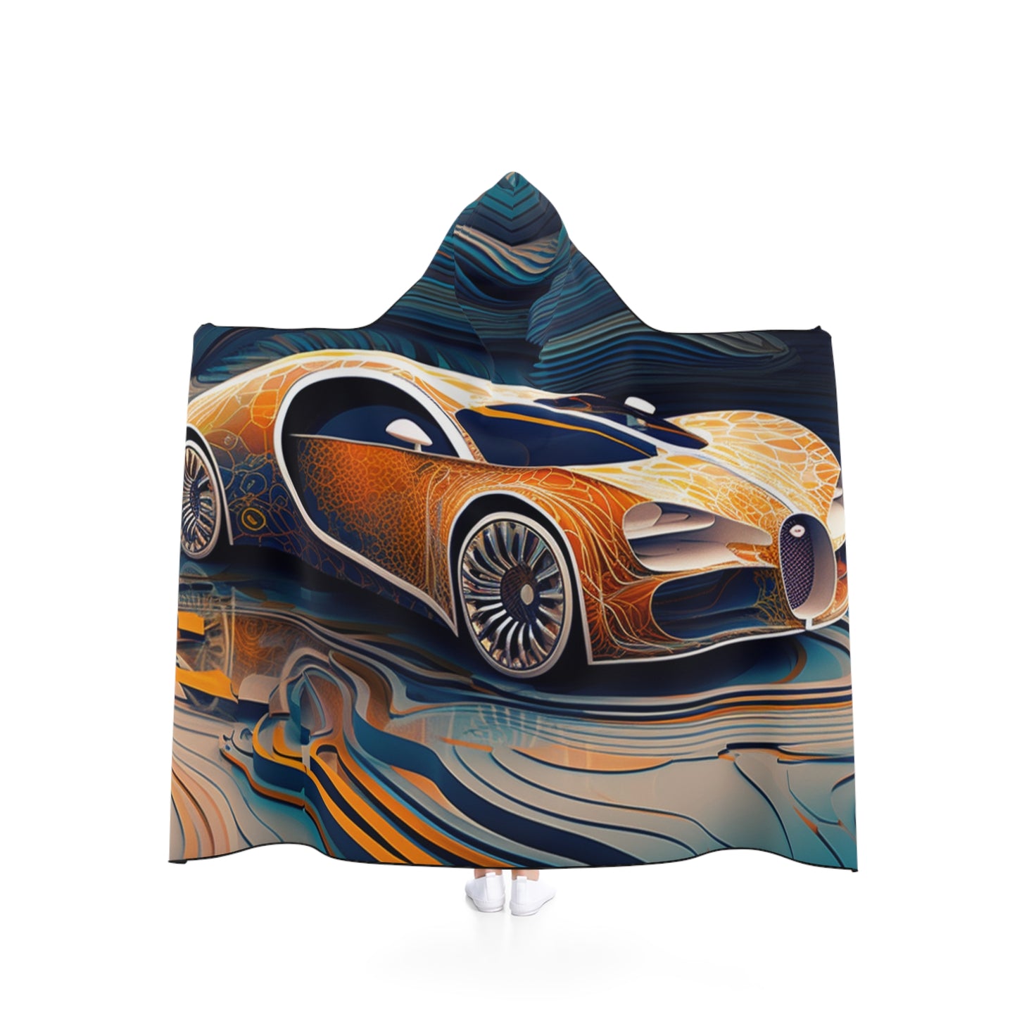 Hooded Blanket Bugatti Abstract Flair 1