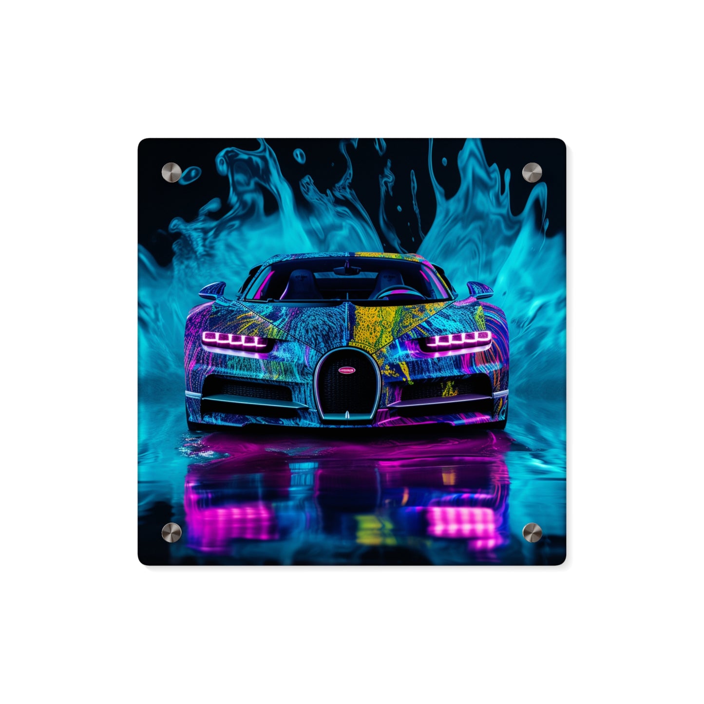 Acrylic Wall Art Panels Bugatti Water 2