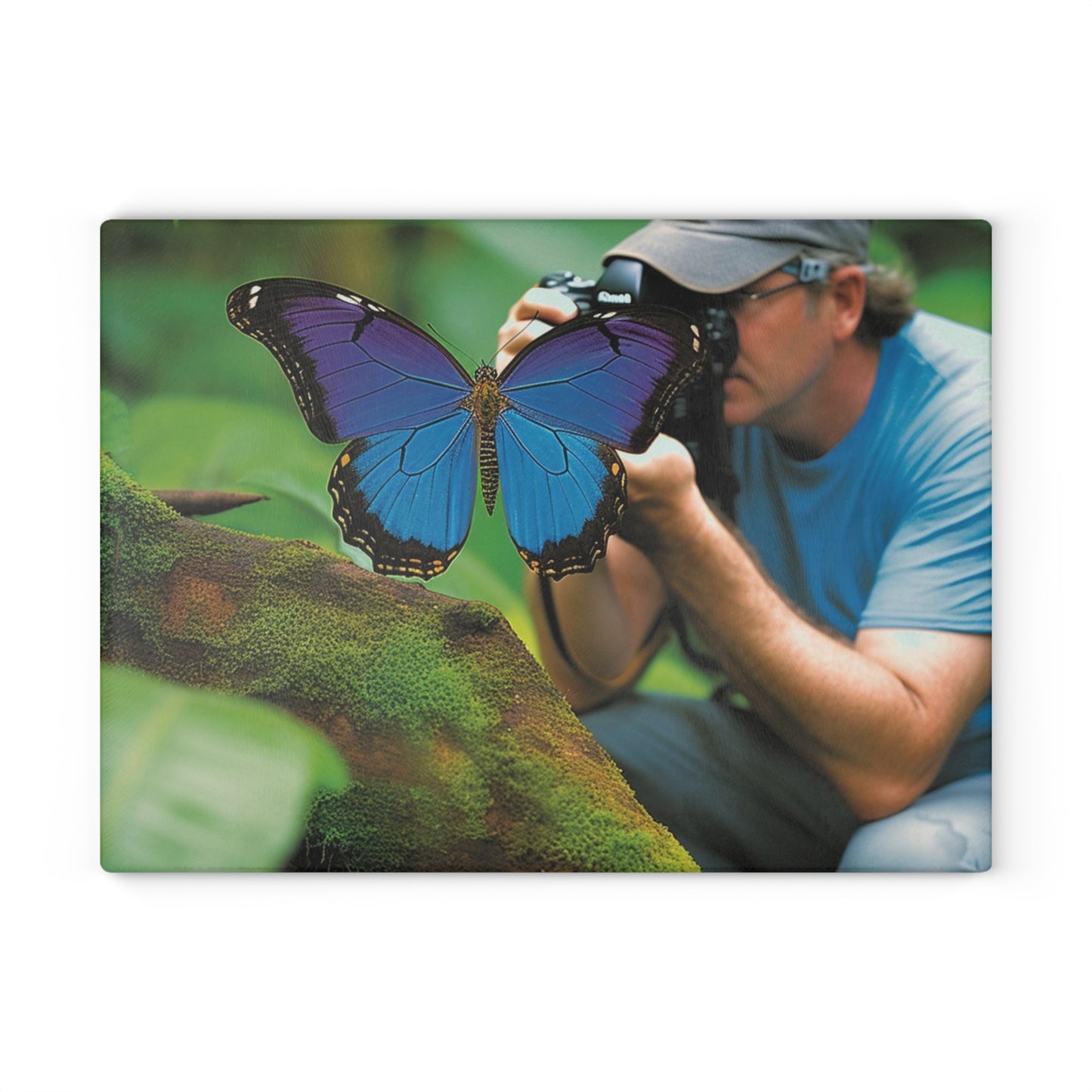 Glass Cutting Board Jungle Butterfly 4