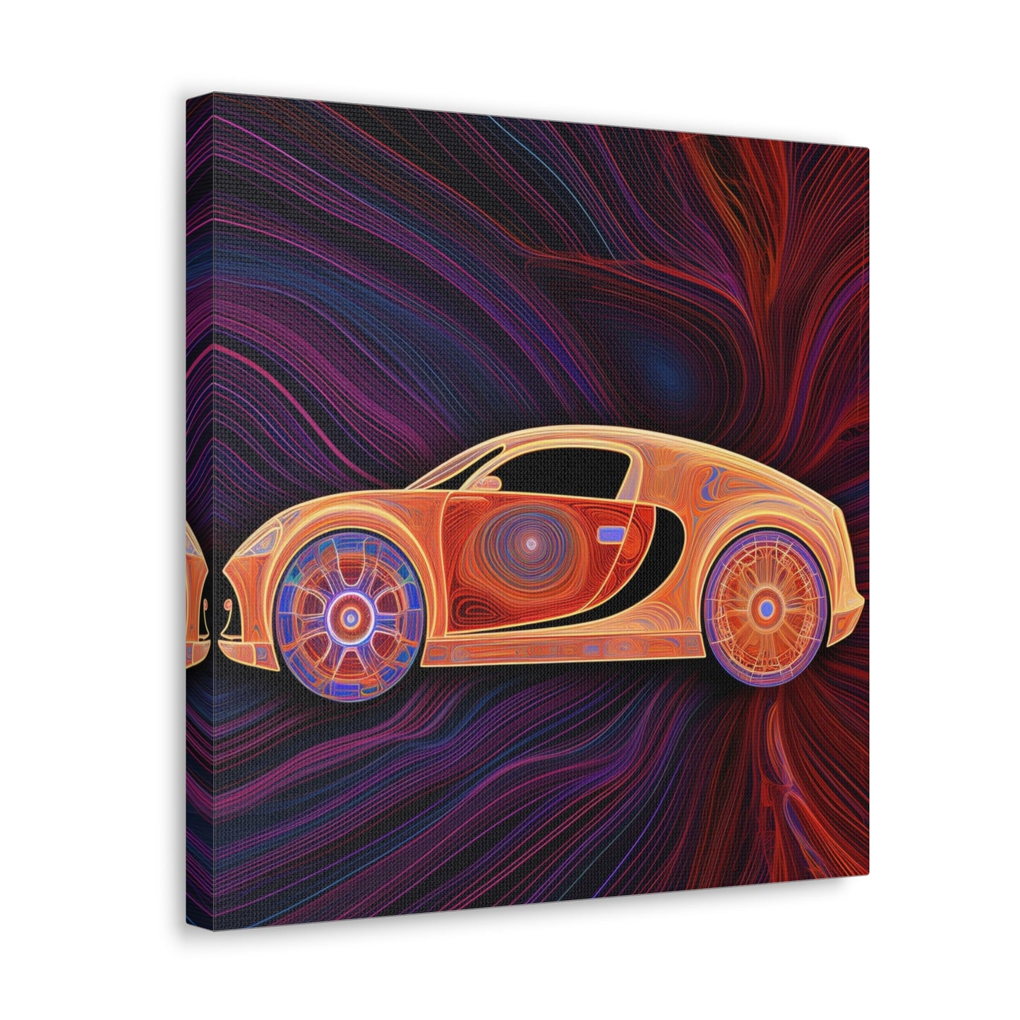 Canvas Gallery Wraps Bugatti Abstract Concept 2