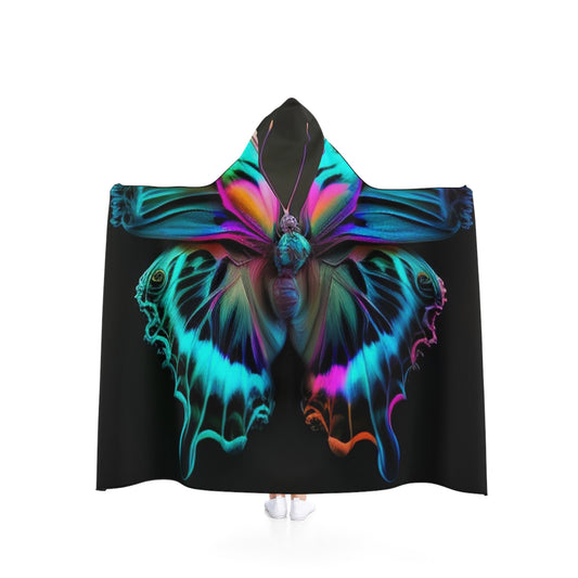 Hooded Blanket Neon Butterfly Fusion 4