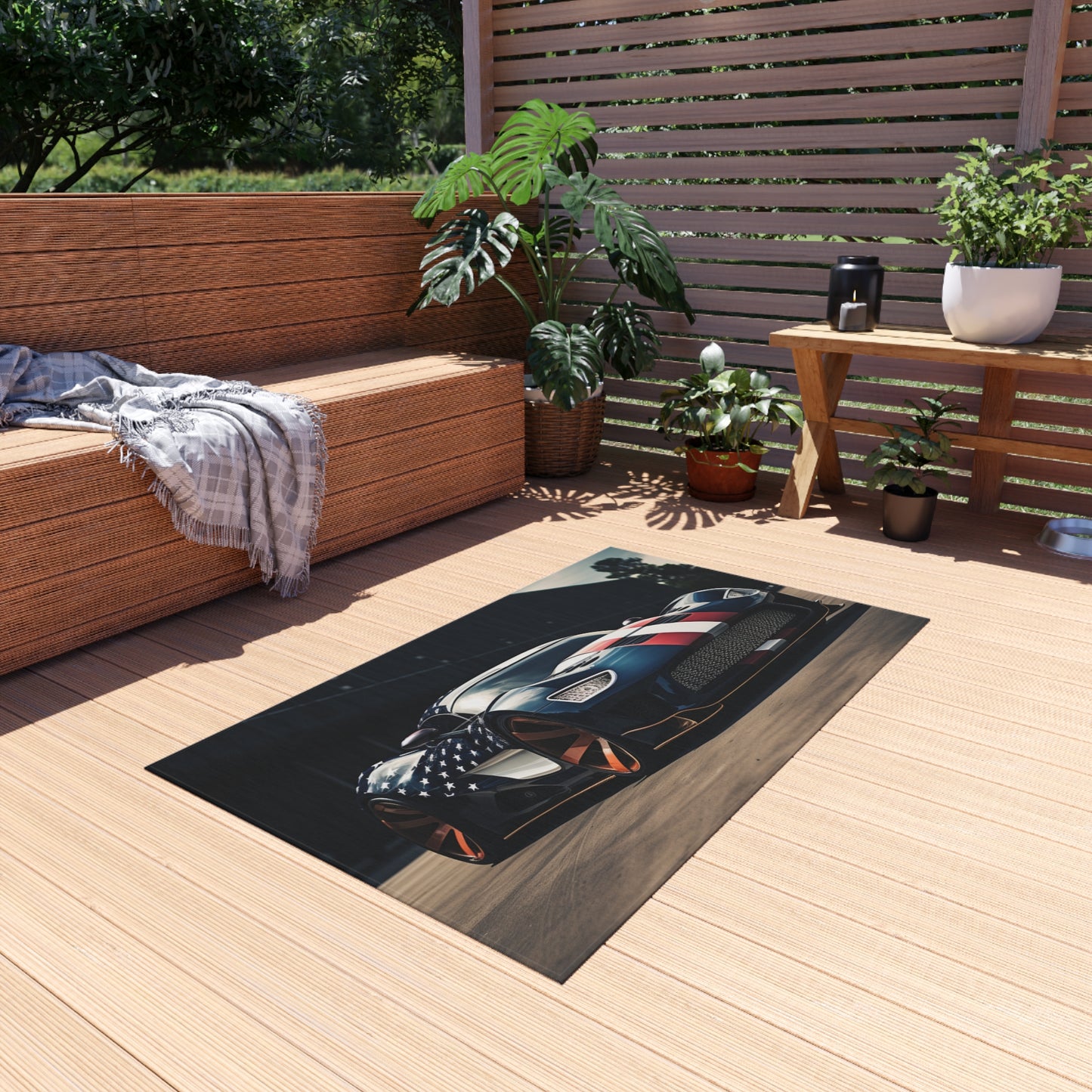 Outdoor Rug  Bugatti Flag American 2