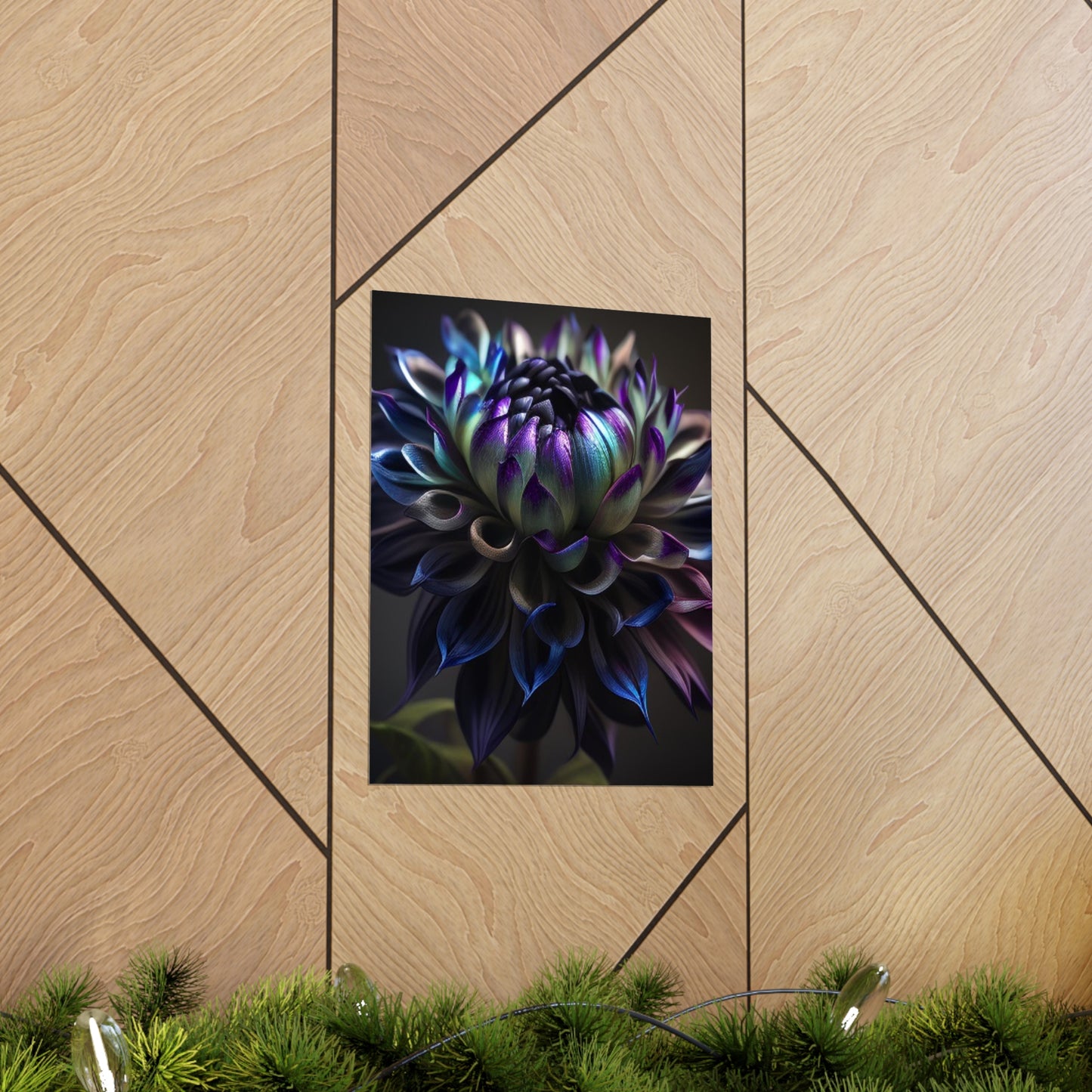 Premium Matte Vertical Posters Dahlia Purple 4