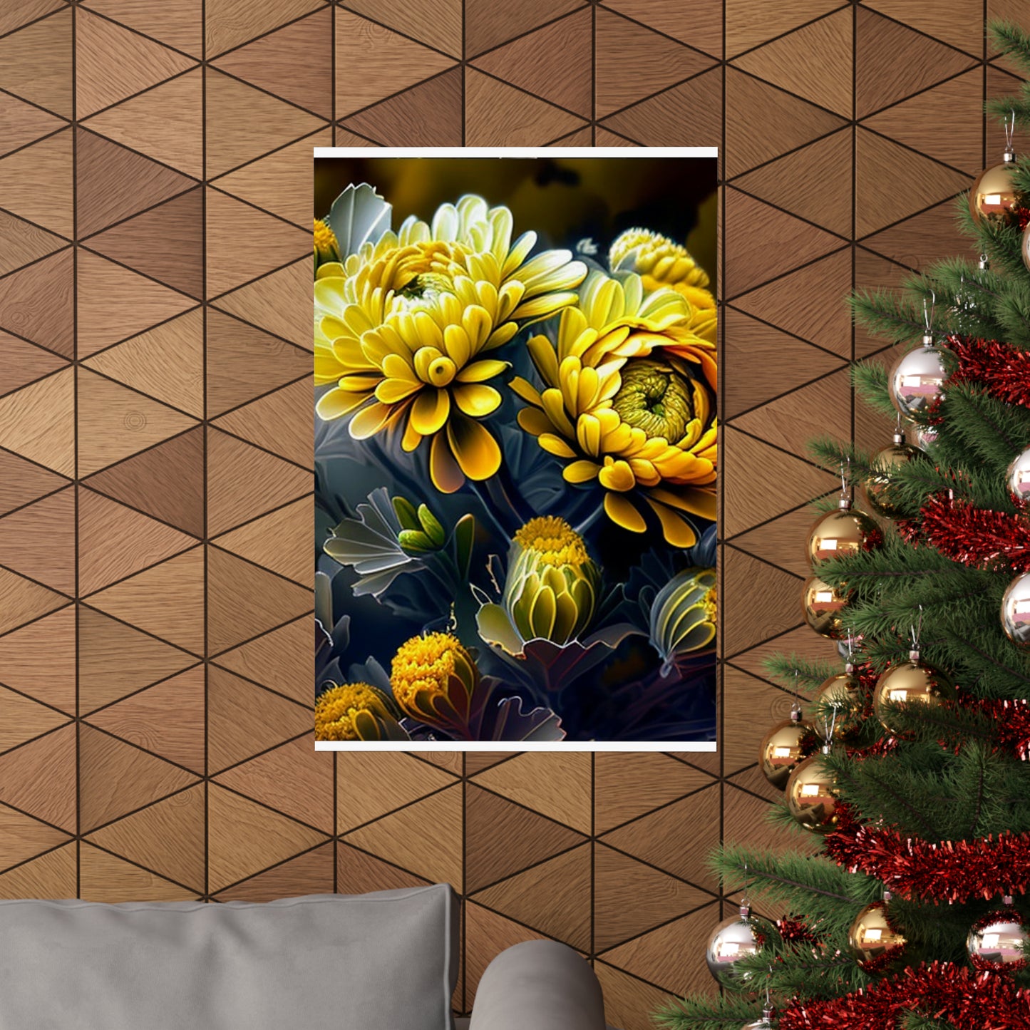 Premium Matte Vertical Posters Yellow Hermosas Flores Amarillas 4