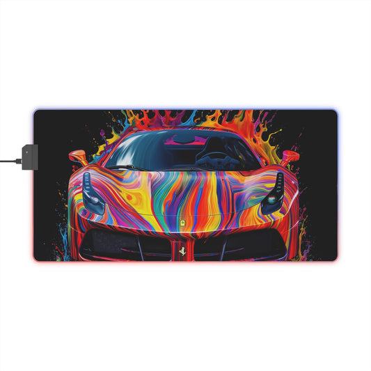 LED Gaming Mouse Pad Ferrari Fusion Water 4