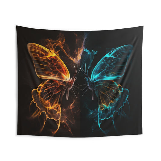 Indoor Wall Tapestries Kiss Neon Butterfly 6