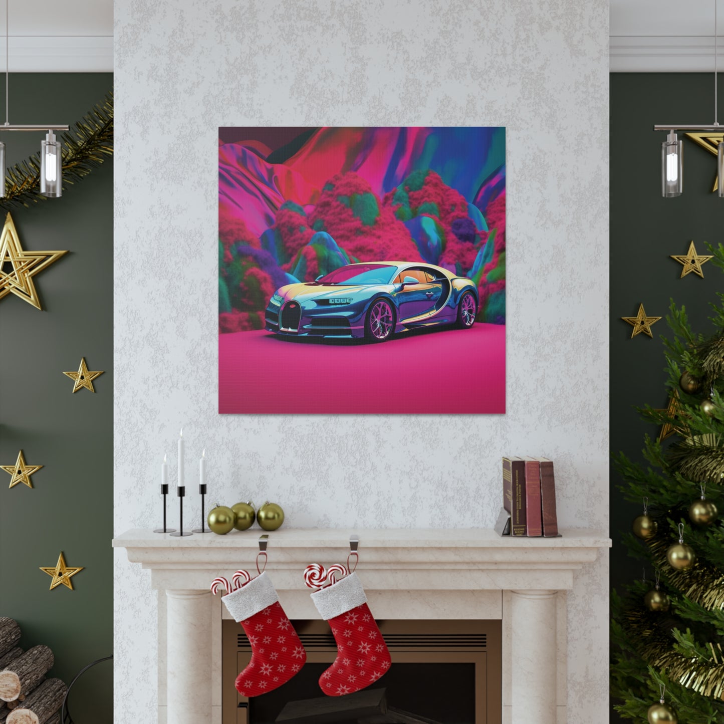 Canvas Gallery Wraps Florescent Bugatti Flair 4